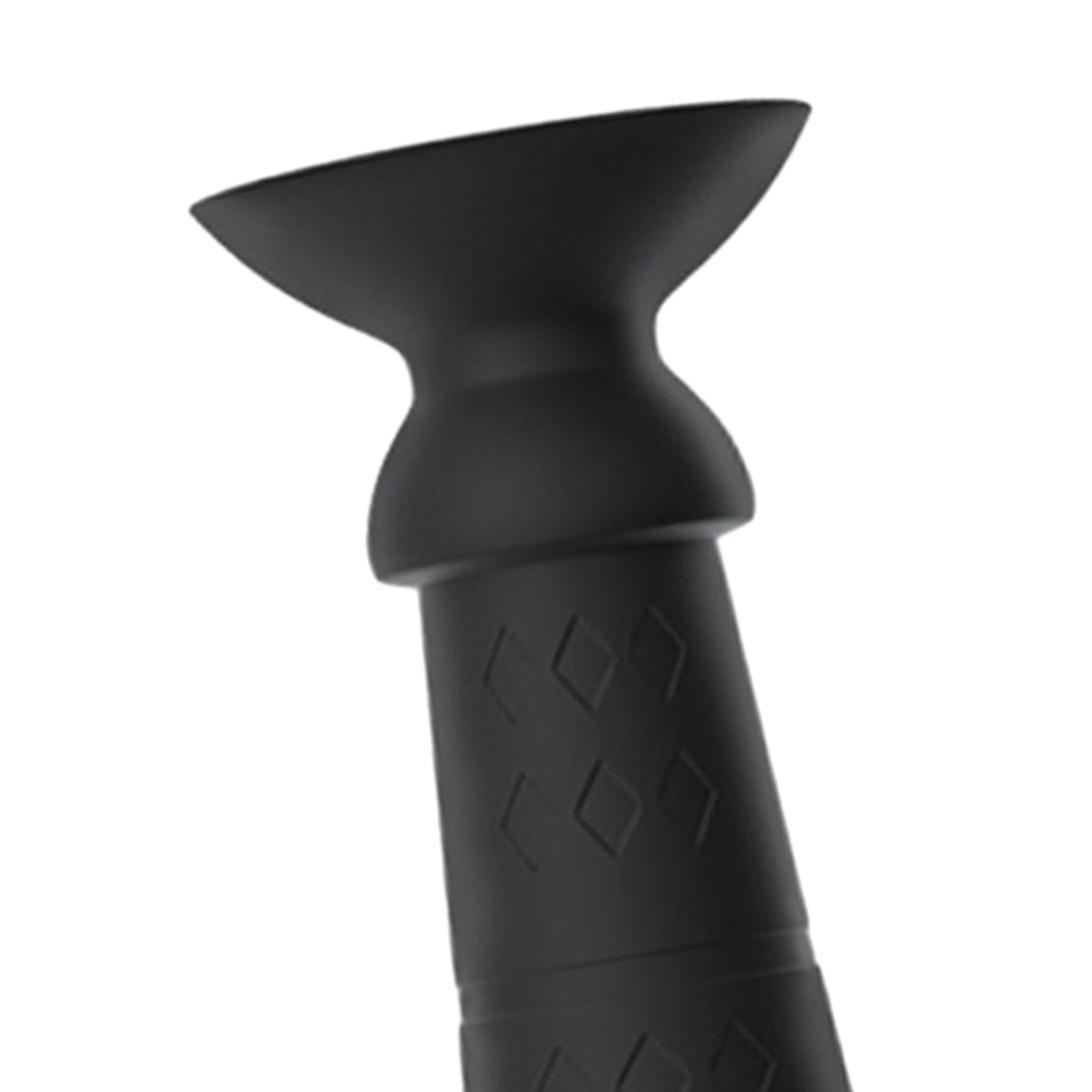Doorstops Silicone Strong Lightweight Door Stopper for Office Hotel Bathroom Black
