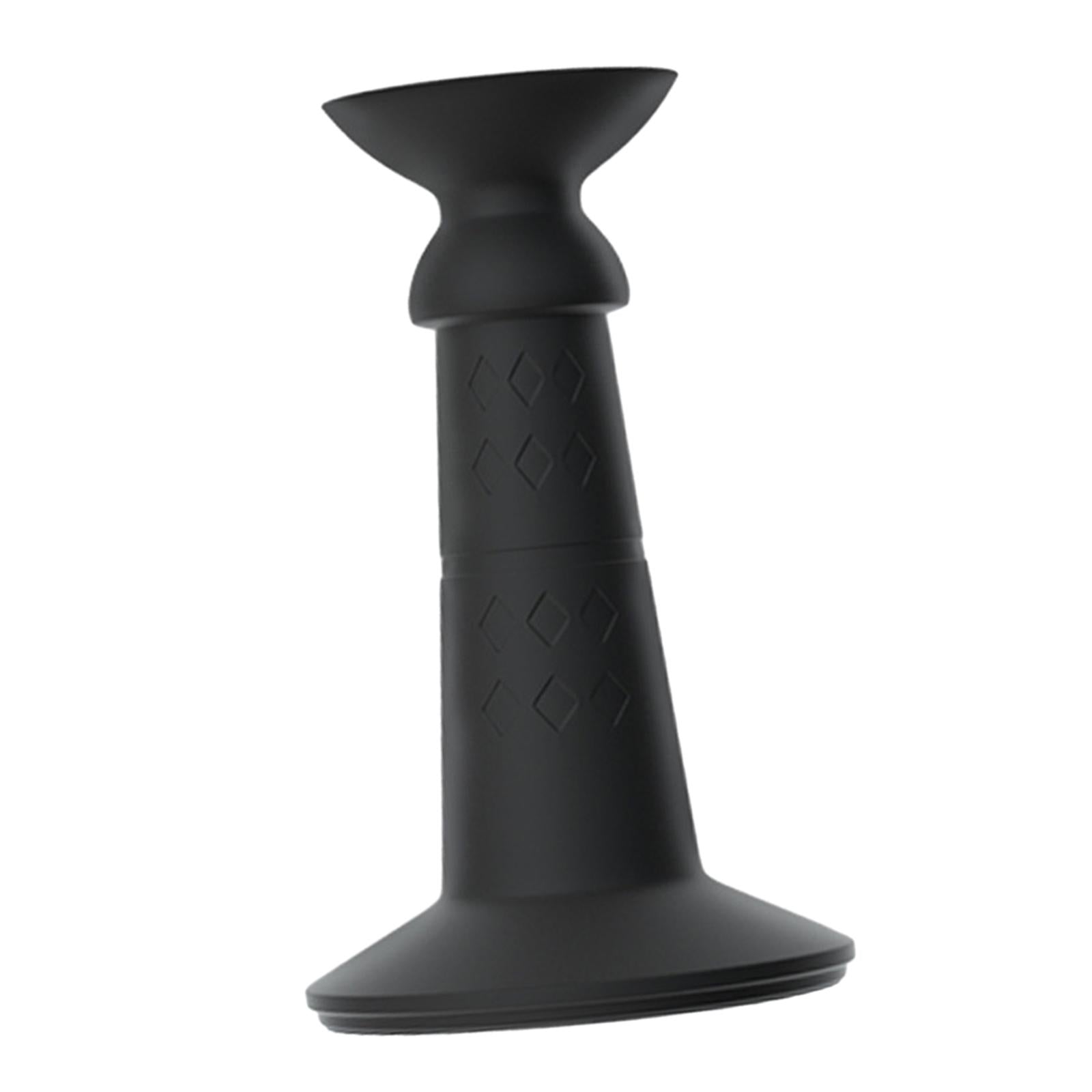 Doorstops Silicone Strong Lightweight Door Stopper for Office Hotel Bathroom Black