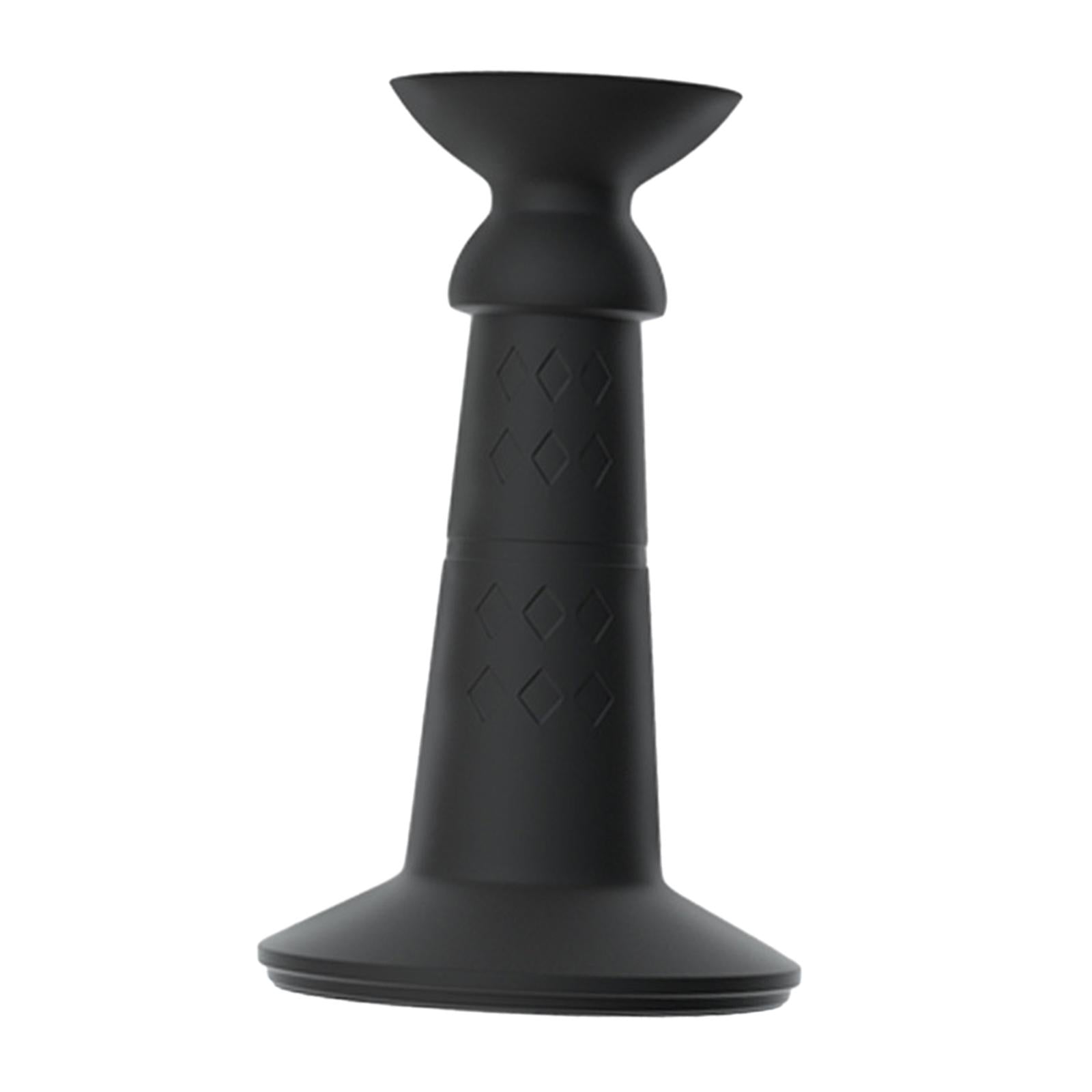 Doorstops Silicone Strong Lightweight Door Stopper for Office Hotel Bathroom Black