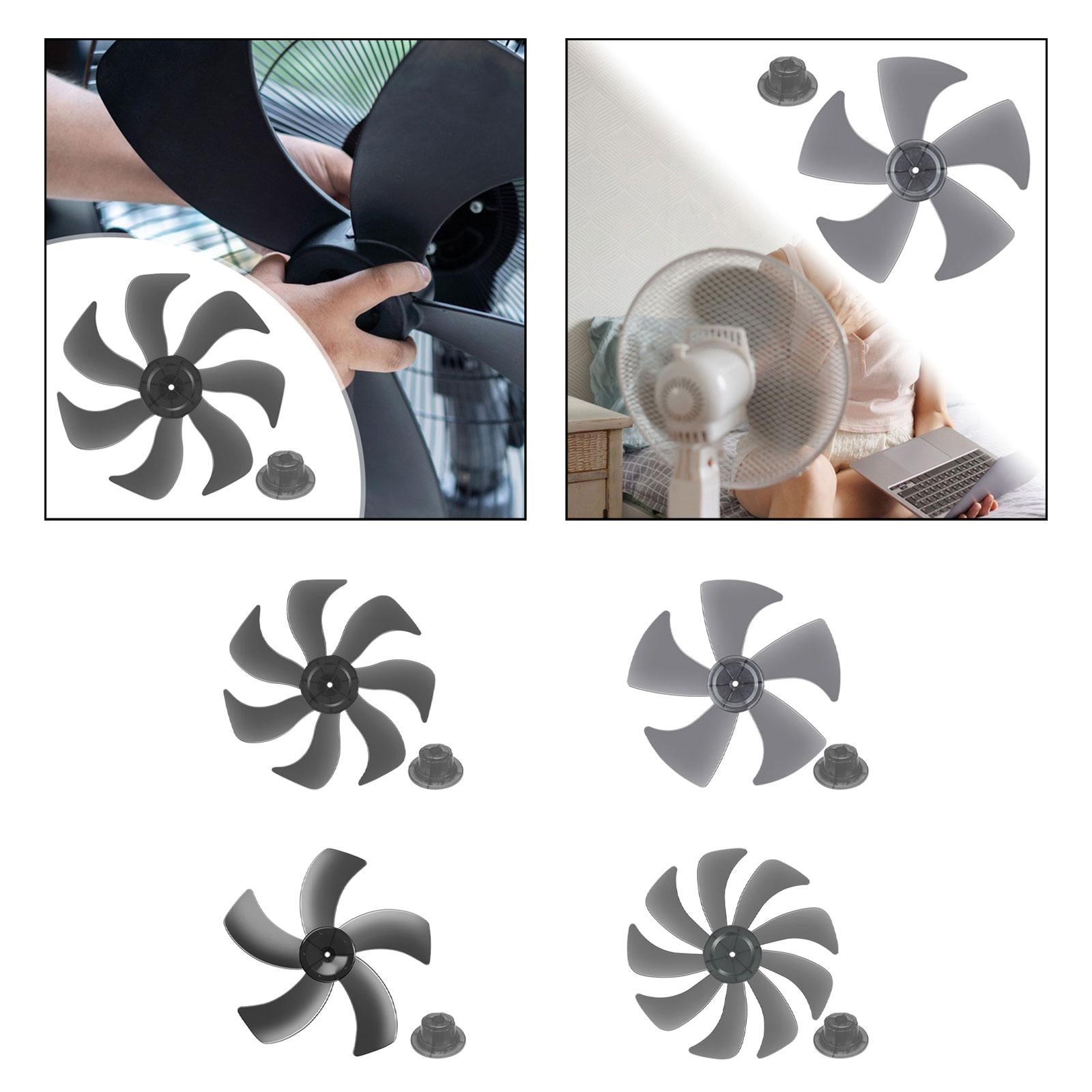 Fan Balde Easy to Install High Performance Direct Replaces Cooling Fan Balde 7 Blades 34cm