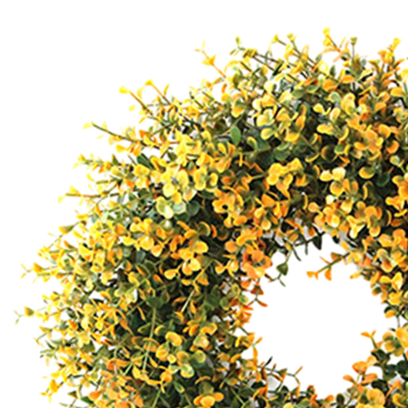 Artificial Garland Simulation Wreaths for Festival Celebration Wedding Decor Style E