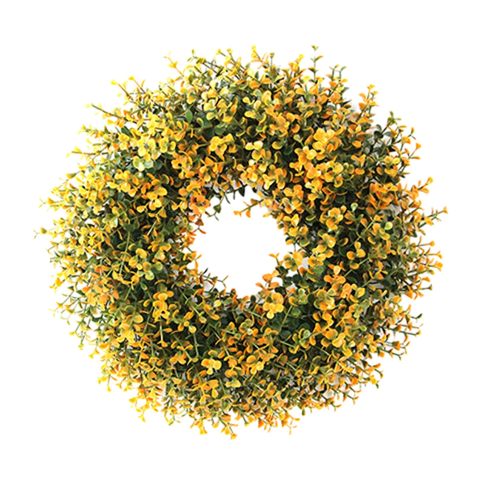 Artificial Garland Simulation Wreaths for Festival Celebration Wedding Decor Style E
