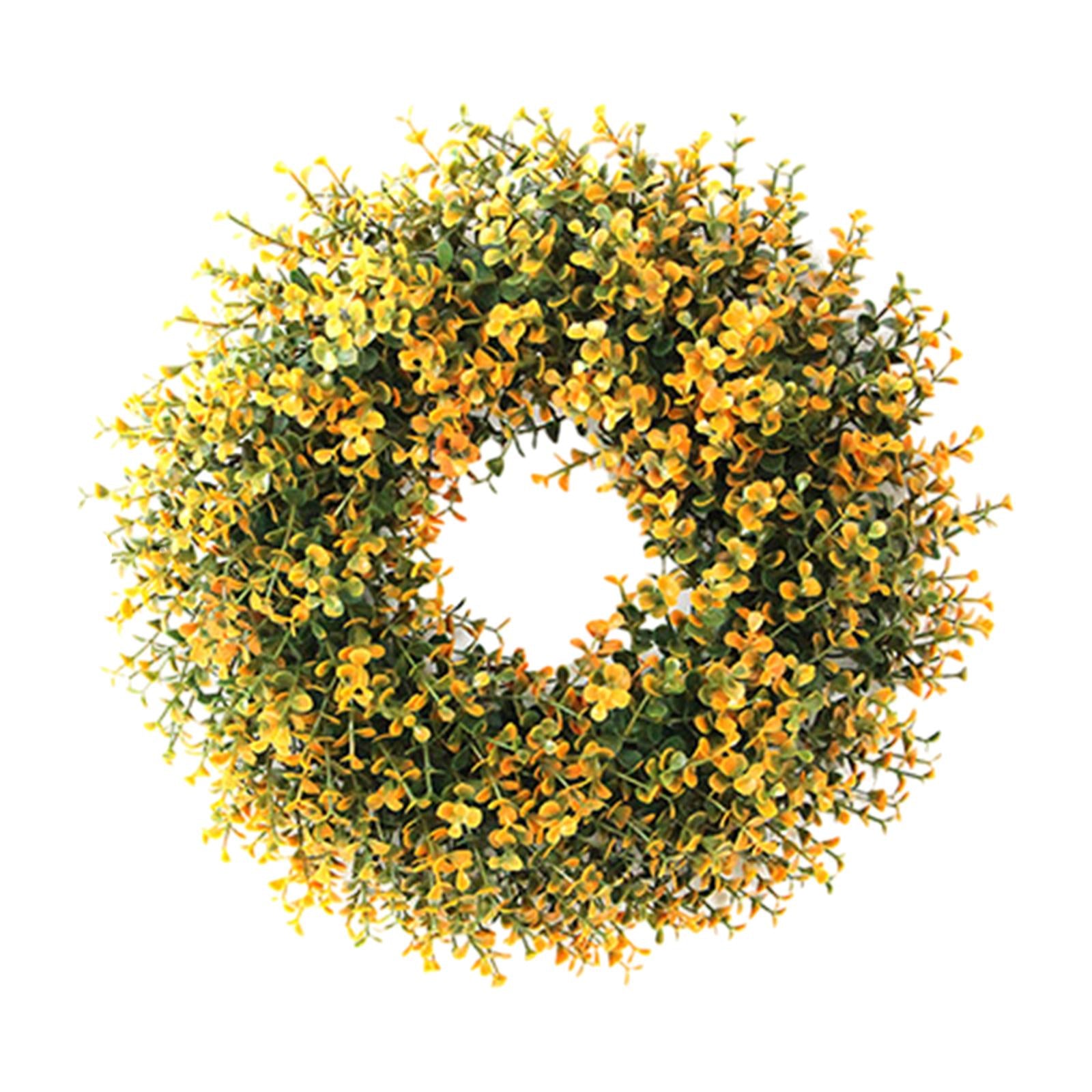 Artificial Garland Simulation Wreaths for Festival Celebration Wedding Decor Style E