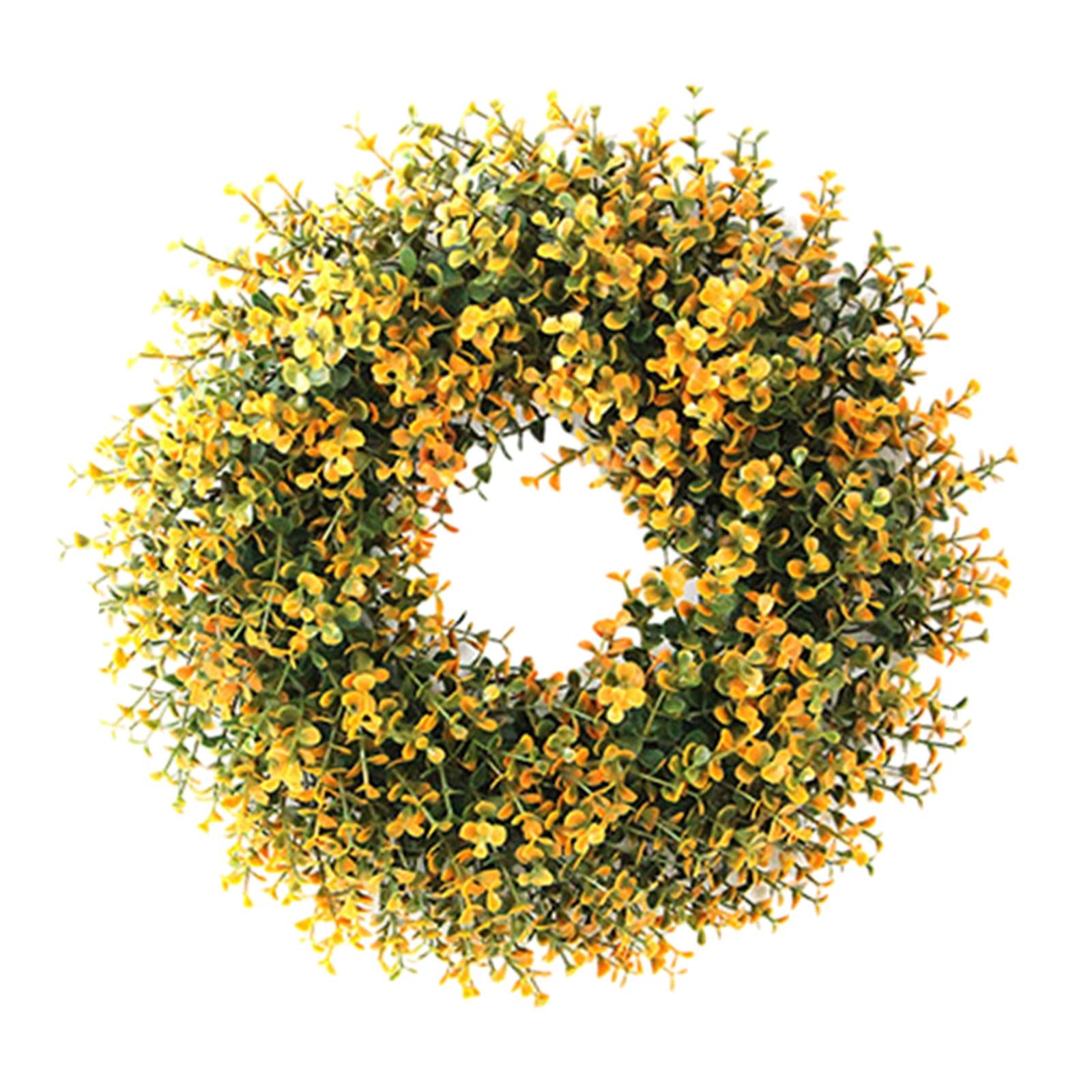 Artificial Garland Simulation Wreaths for Festival Celebration Wedding Decor Style E
