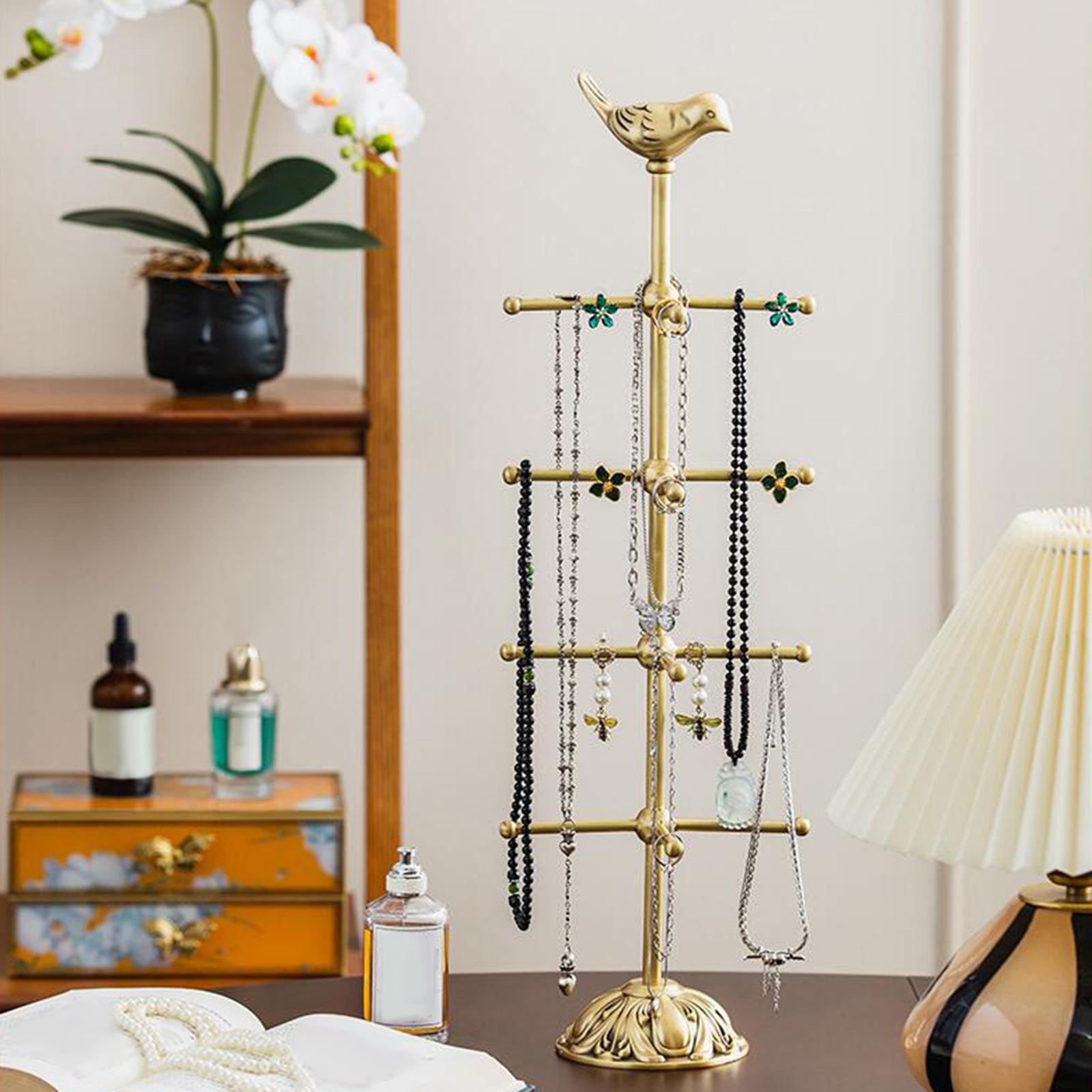 Brass Jewelry Display Stand Hair Accessories for Jewelry Party Wardrobe