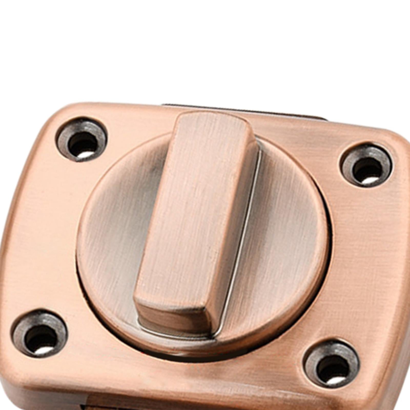Safety Door Lock Shed with Screws Inside Door Rotate Bolt Latch Gate latches Red Bronze