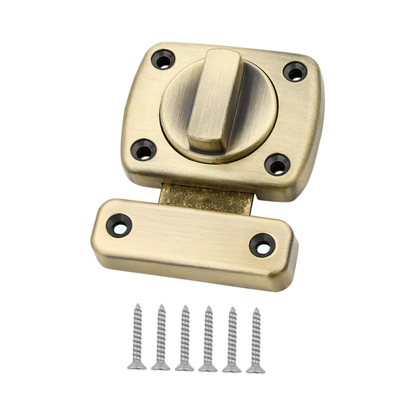 Safety Door Lock Shed with Screws Inside Door Rotate Bolt Latch Gate latches Bronze