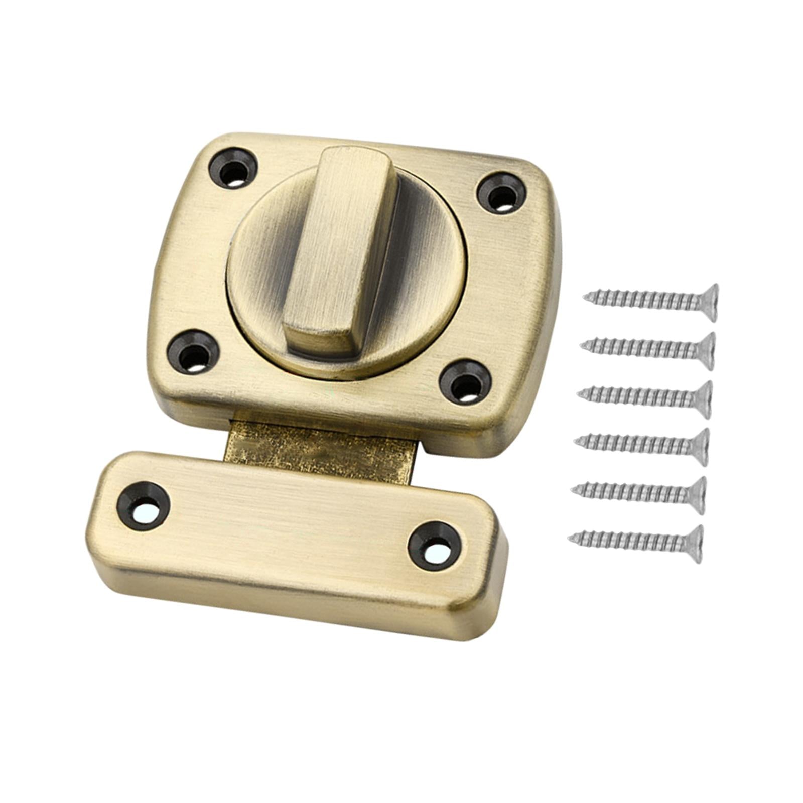 Safety Door Lock Shed with Screws Inside Door Rotate Bolt Latch Gate latches Bronze