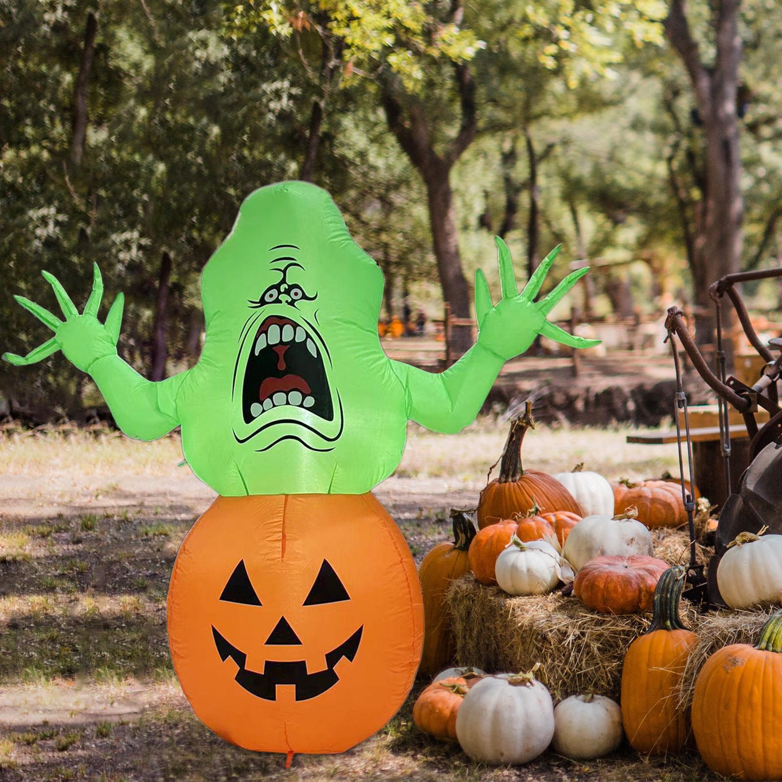 Inflatable Halloween Pumpkin Built in LED Lights Garden Home Yard Decorations