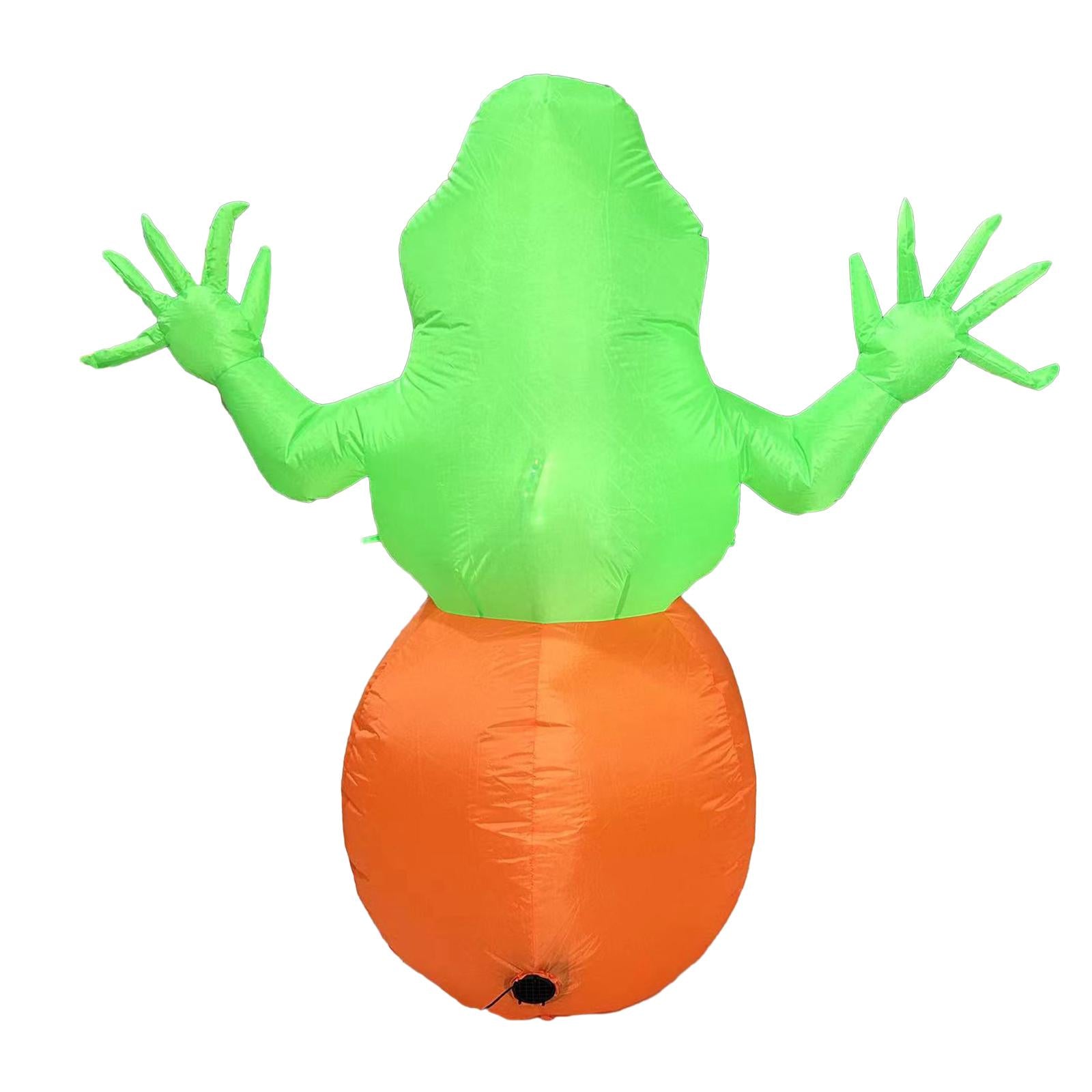 Inflatable Halloween Pumpkin LED Lights up Lawn Home Outdoor Yard Decoration