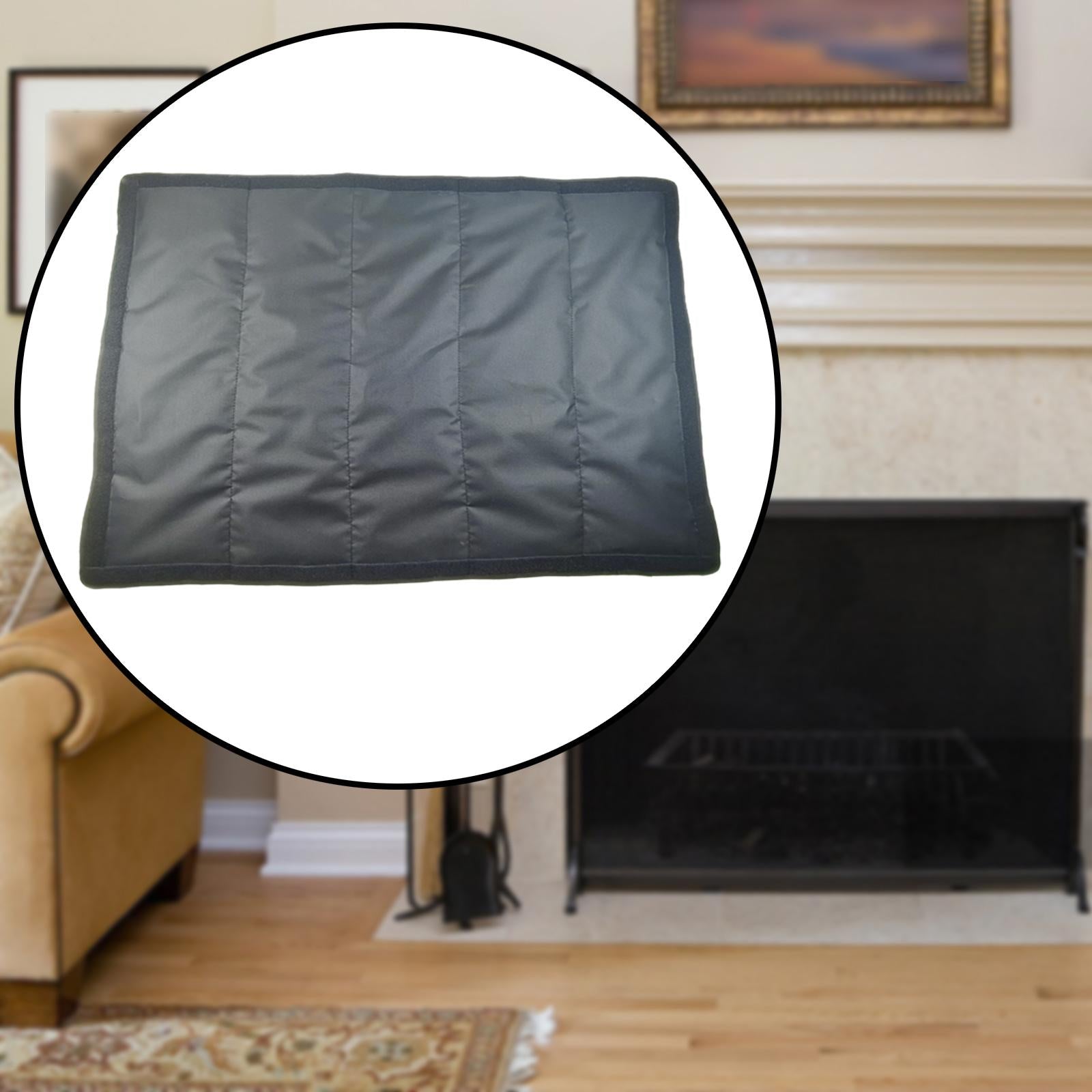 Indoor Fireplace Cover Blocker Fireplace Blanket Energy Saving Heat Loss 99x129cm