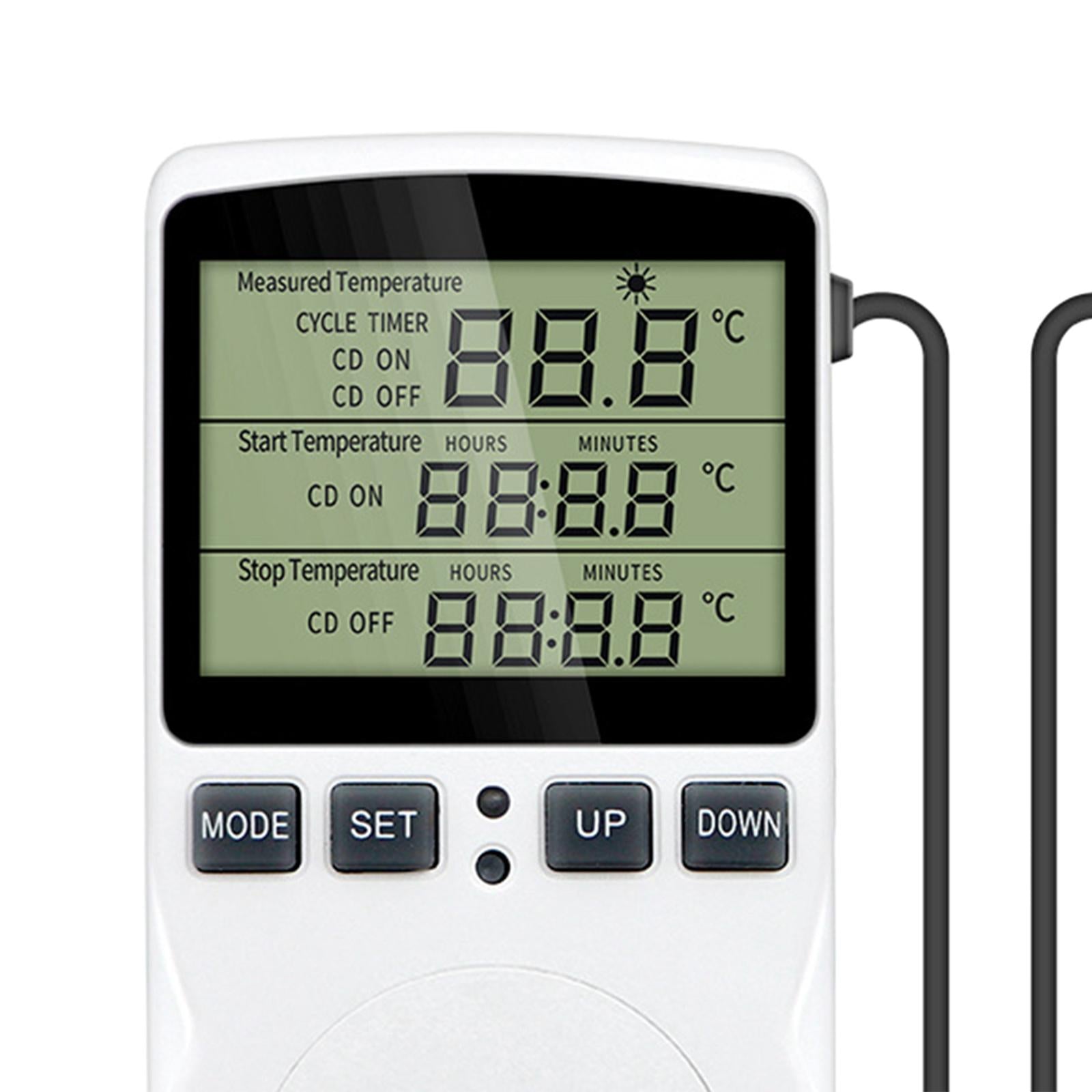 Digital Temperature Controller Thermostat Timer for Terrarium Farm Household