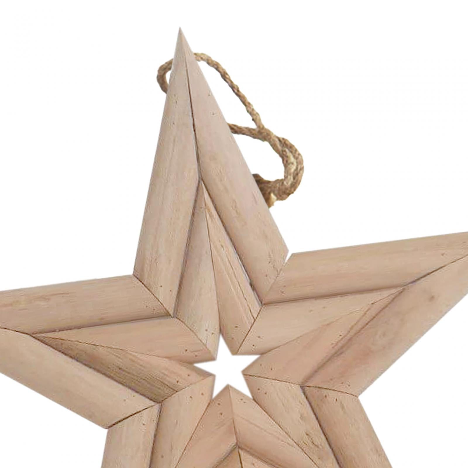 Hanging Wooden Decoration Wall Hanging Ornament for Farmhouse Wedding Cabins Style A