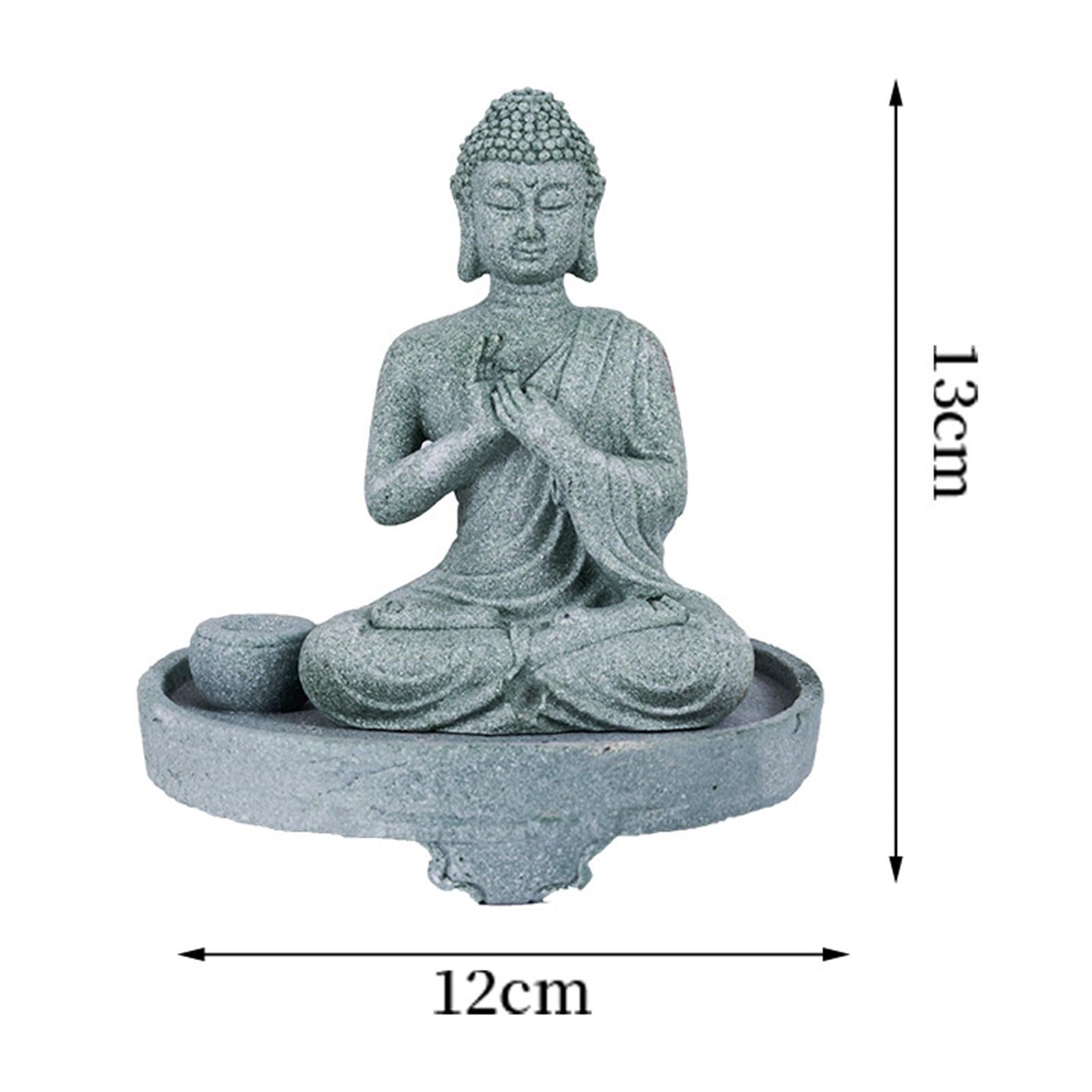 Buddha Incense Stick Holder Zen Incense Stand for Desk Living Room Yoga Style B