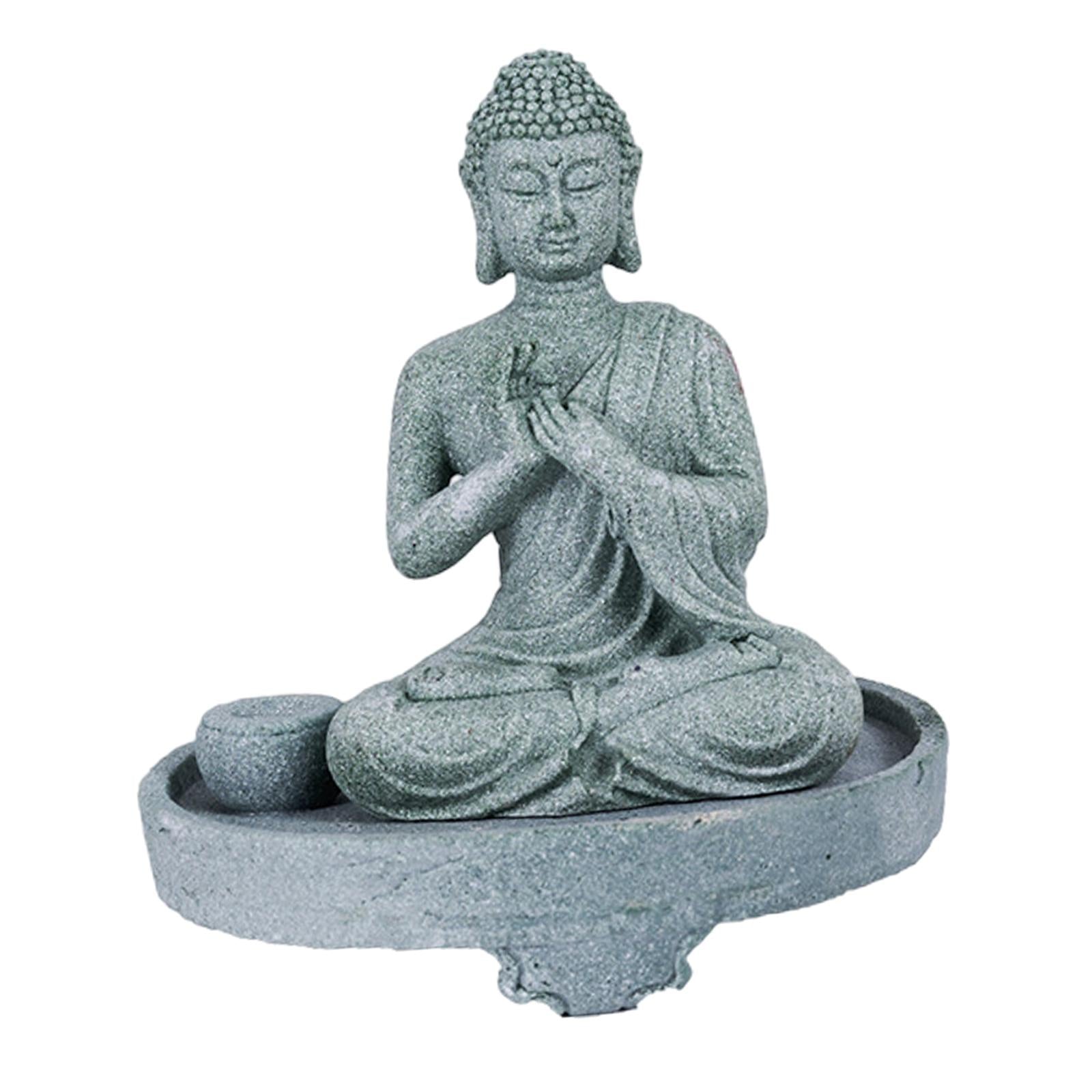 Buddha Incense Stick Holder Zen Incense Stand for Desk Living Room Yoga Style B
