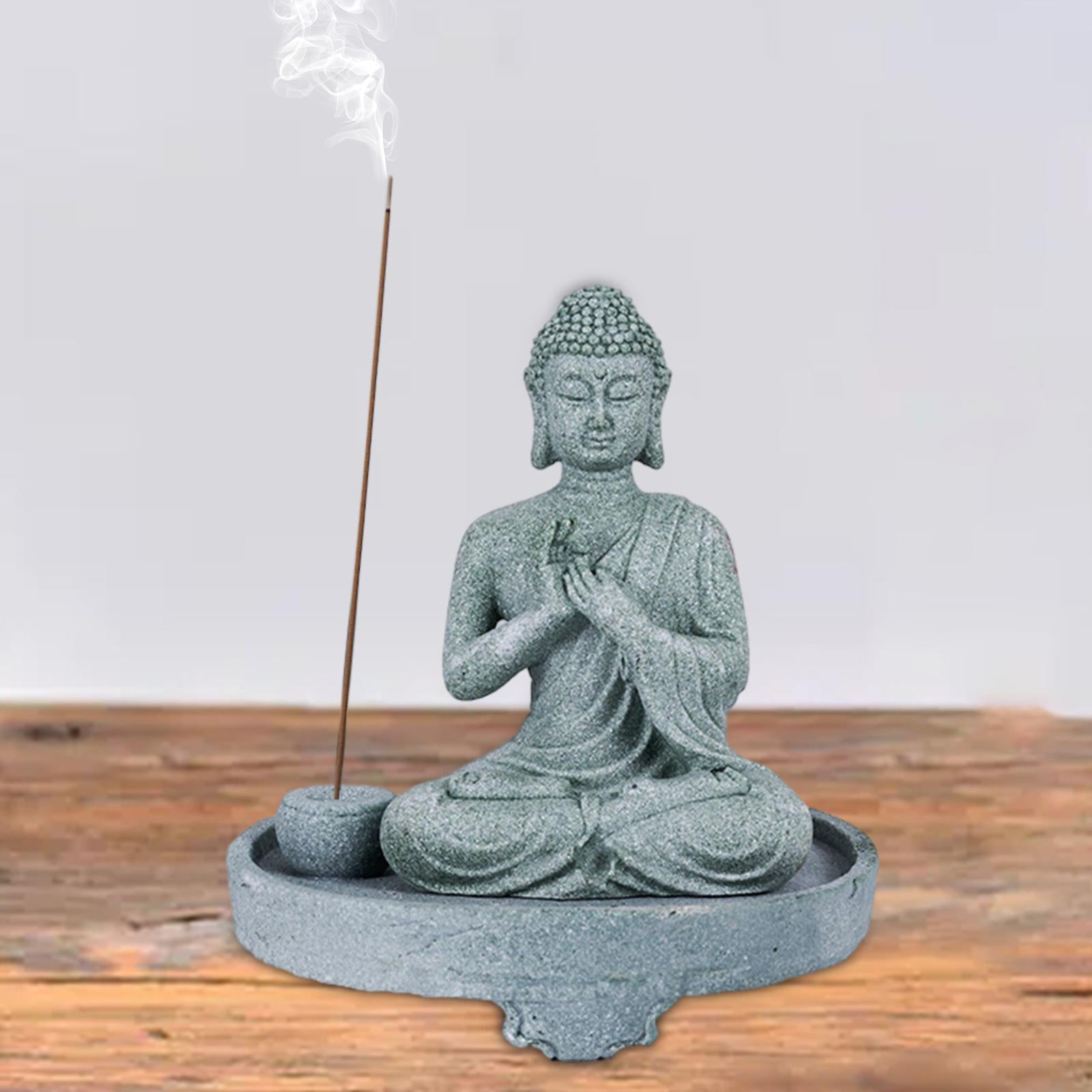 Buddha Incense Stick Holder Zen Incense Stand for Desk Living Room Yoga Style B