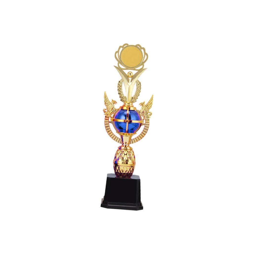 Award Trophy Cup Winning Prizes for Party Celebrations School Speech Contest Blue 38.5cm