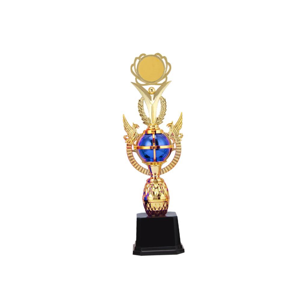 Award Trophy Cup Winning Prizes for Party Celebrations School Speech Contest Blue 38.5cm