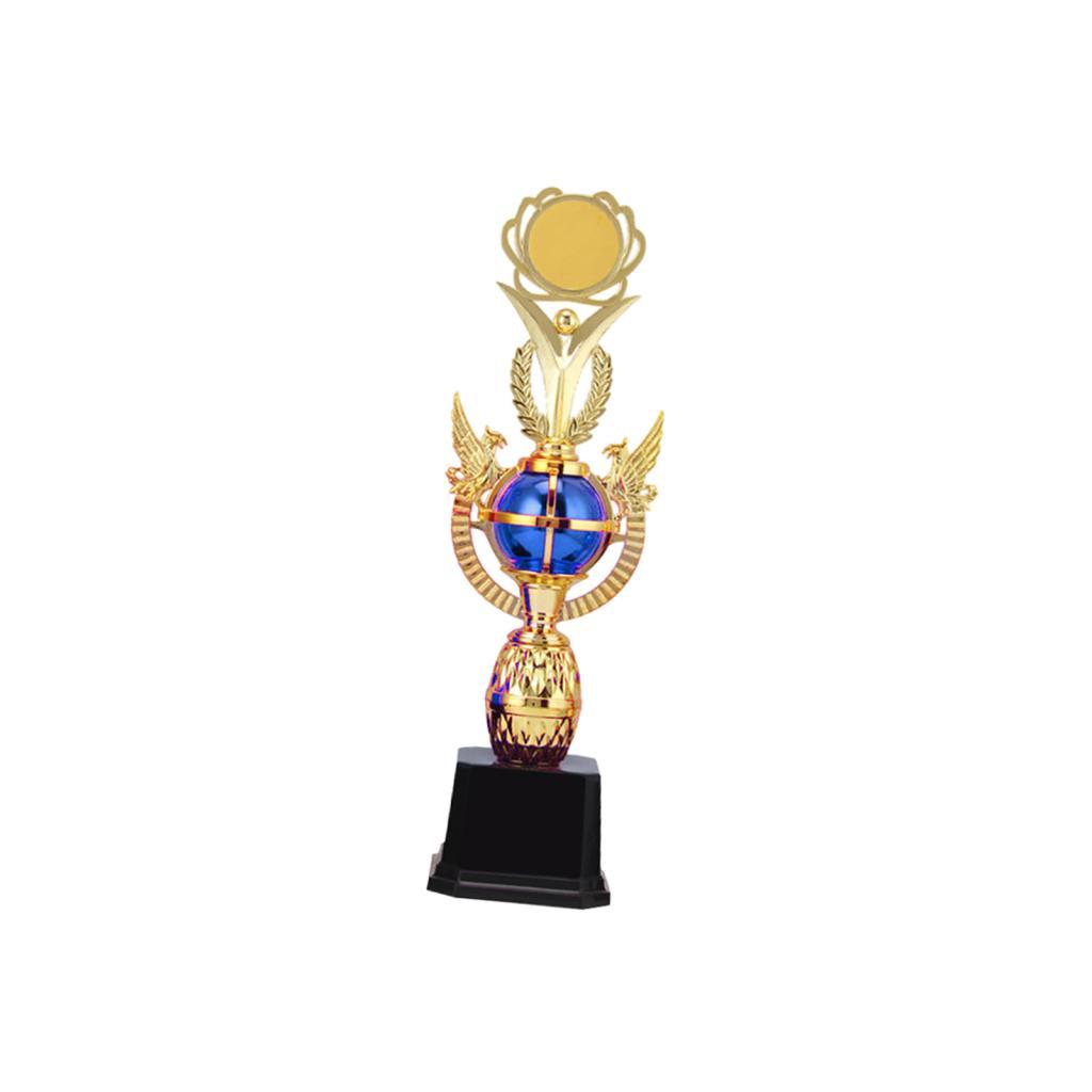 Award Trophy Cup Winning Prizes for Party Celebrations School Speech Contest Blue 38.5cm