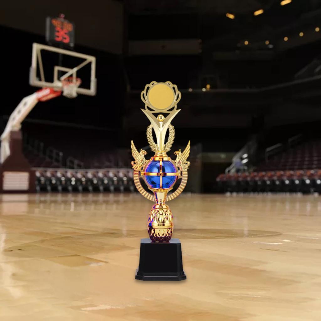 Award Trophy Cup Winning Prizes for Party Celebrations School Speech Contest Blue 38.5cm