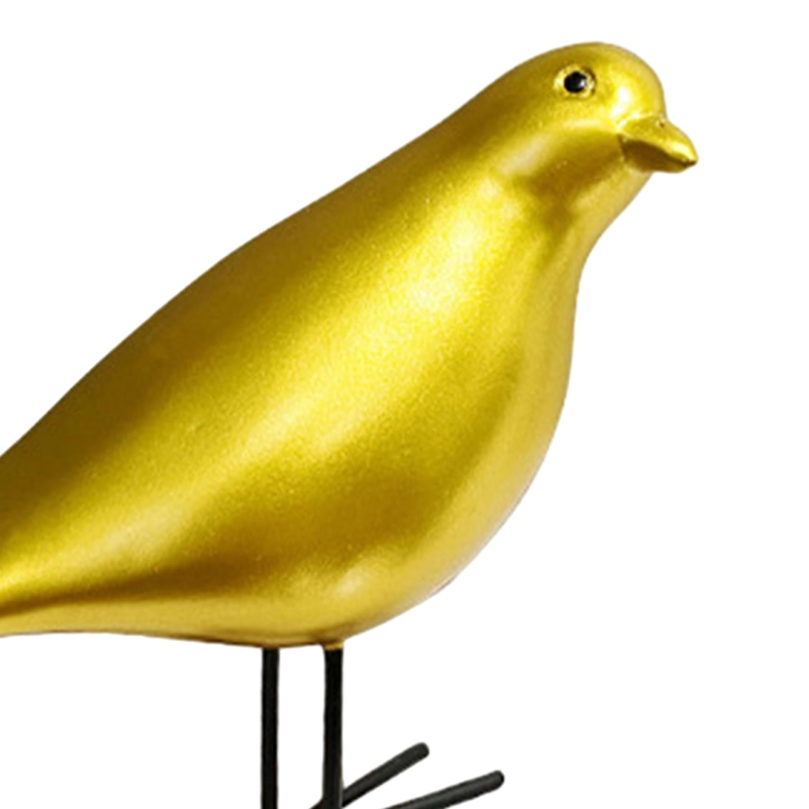 Bird Statue Sculpture Adorable Bird Figurine for Office Indoor Festival StyleA 15x7.5x14.5cm