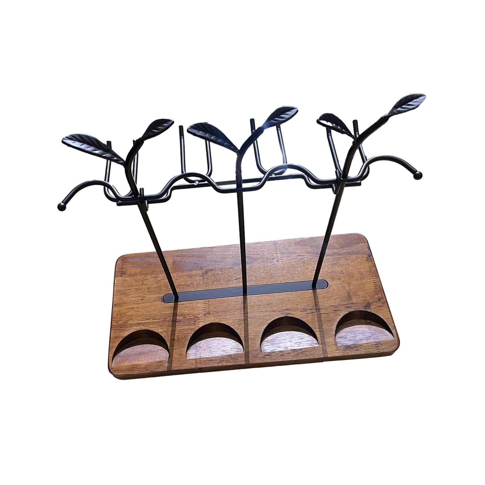 Glasses Storage Display Shelf Countertop Wine Racks for Pantry Cabinet Hotel
