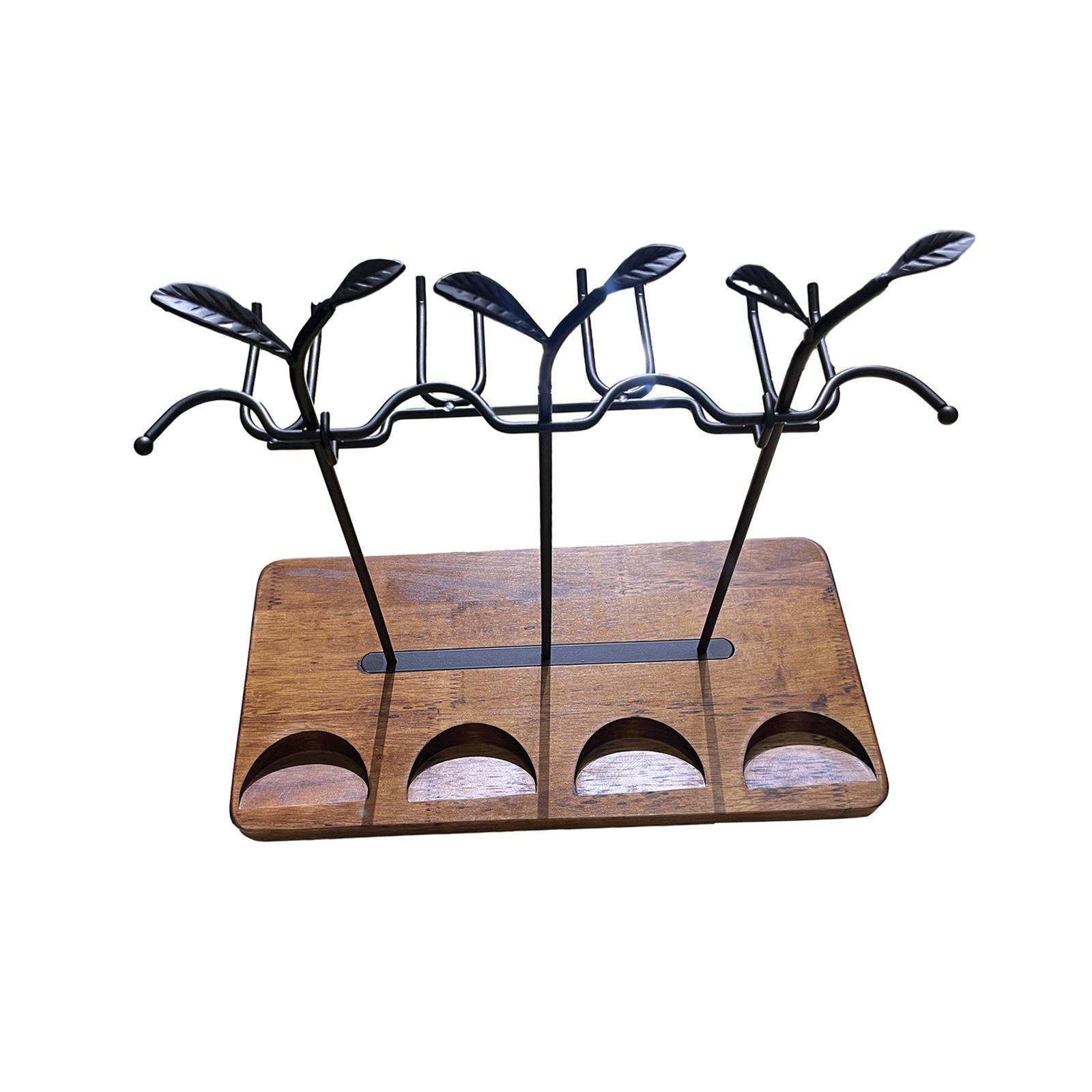 Glasses Storage Display Shelf Countertop Wine Racks for Pantry Cabinet Hotel