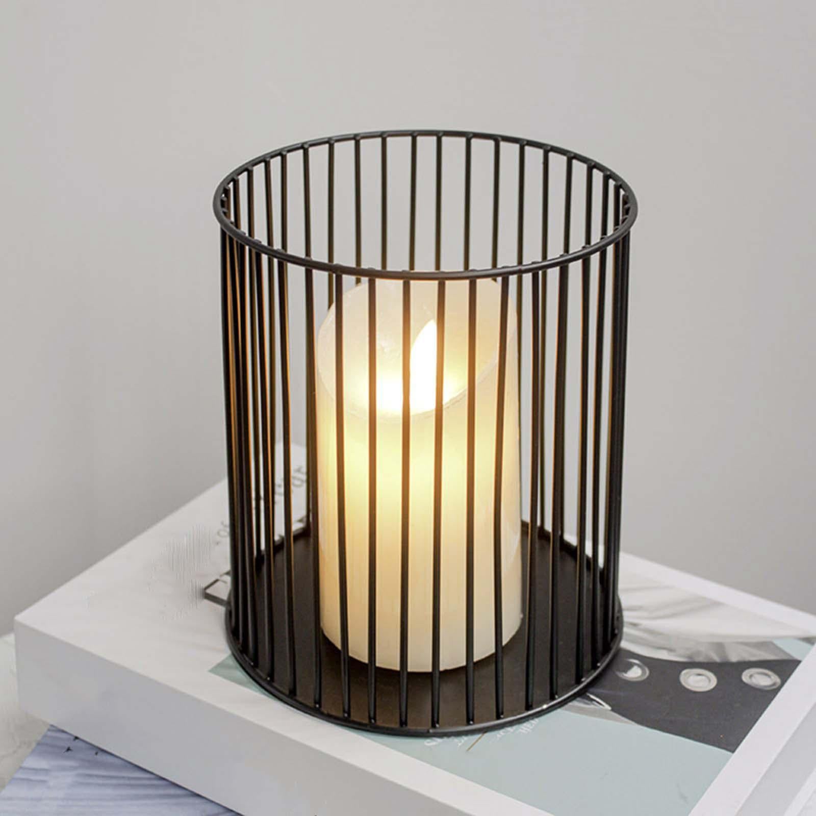 Tea Light Candle Holder Iron Wire Candlestick Holder for Bedroom Home Vanity
