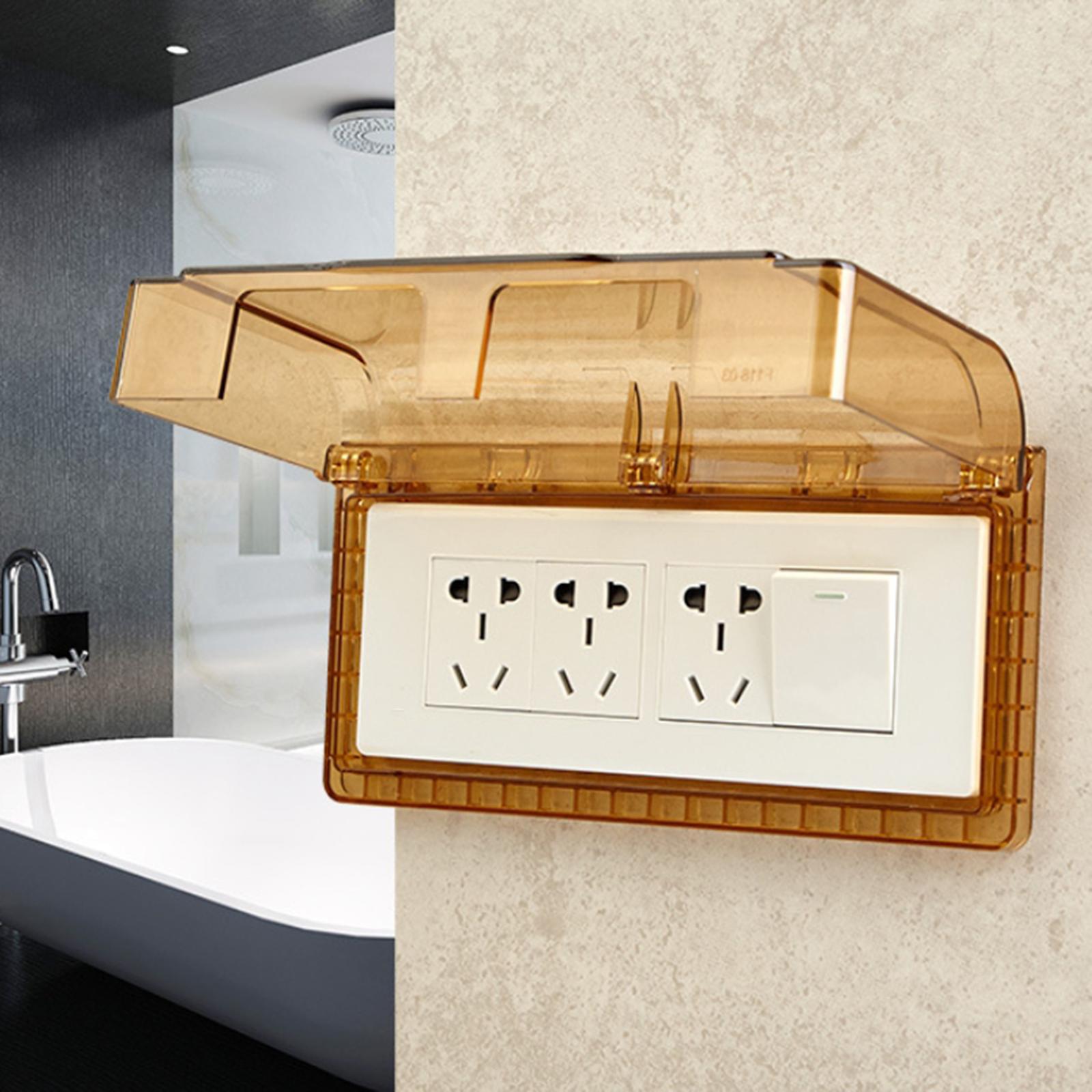 Electric Plug Waterproof Cover Sturdy Outlet Covers for Office Kitchen Hotel Large