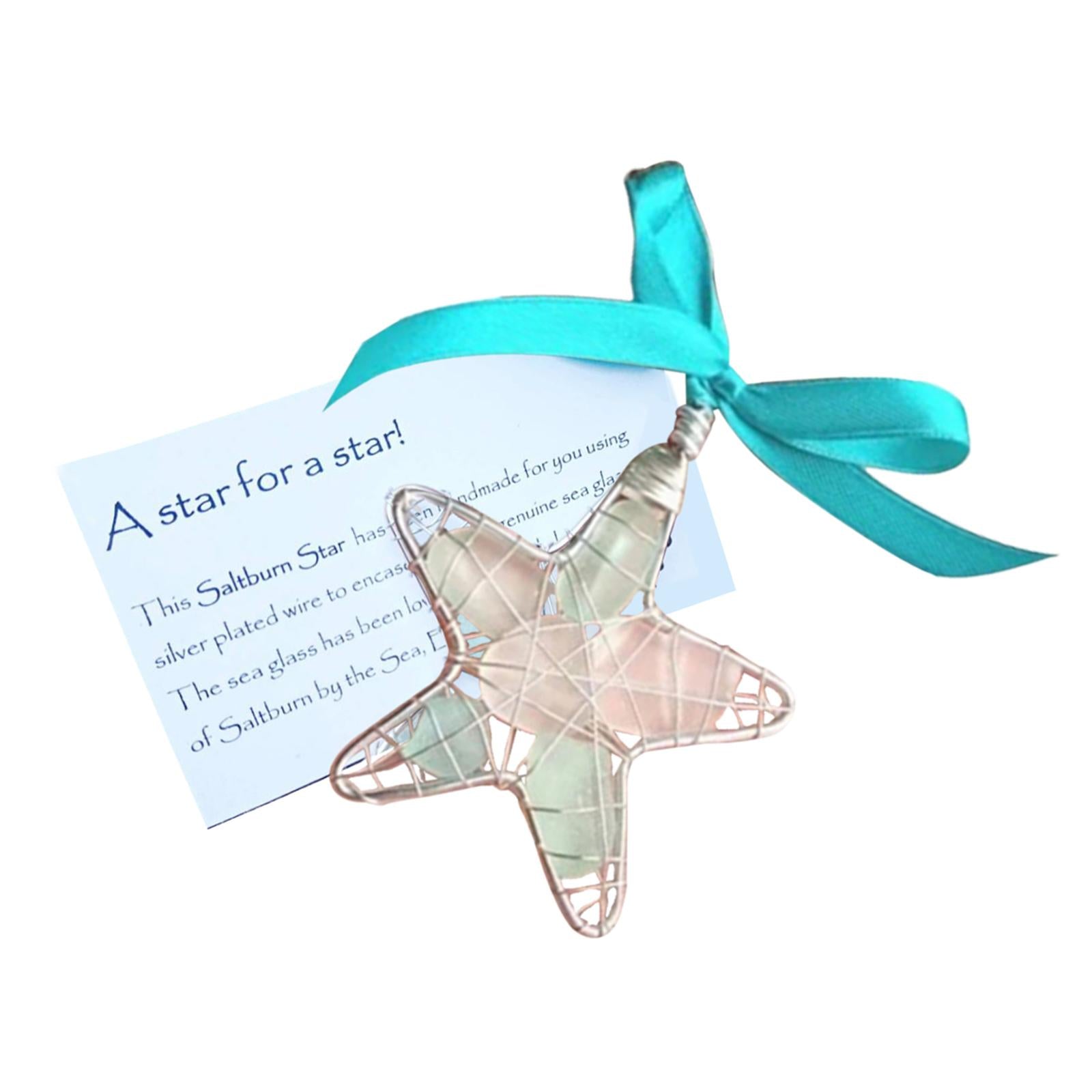Funny Pendants Xmas Star Hanging Ornament for Anniversary Porch Wedding With Card