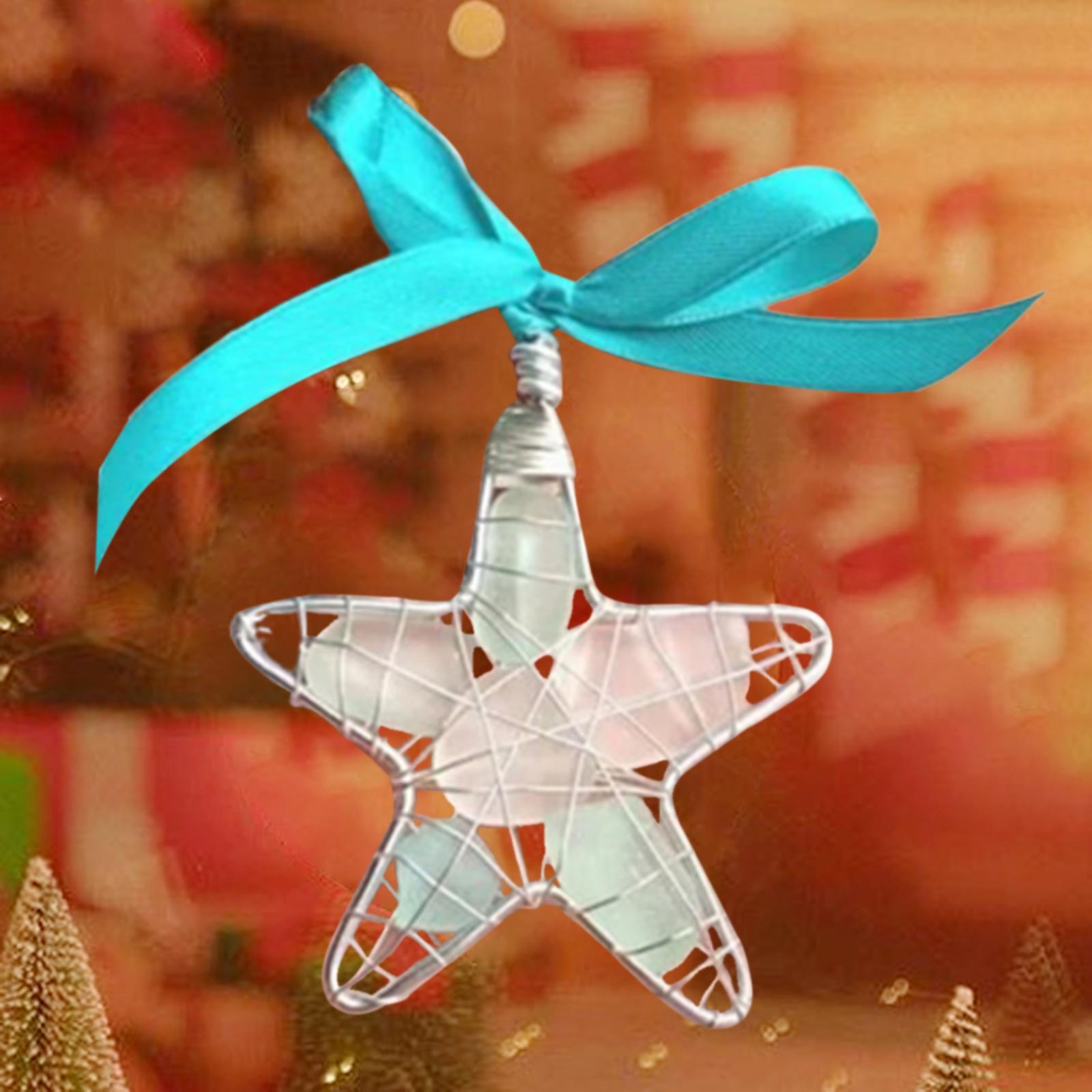 Funny Pendants Xmas Star Hanging Ornament for Anniversary Porch Wedding Without Card