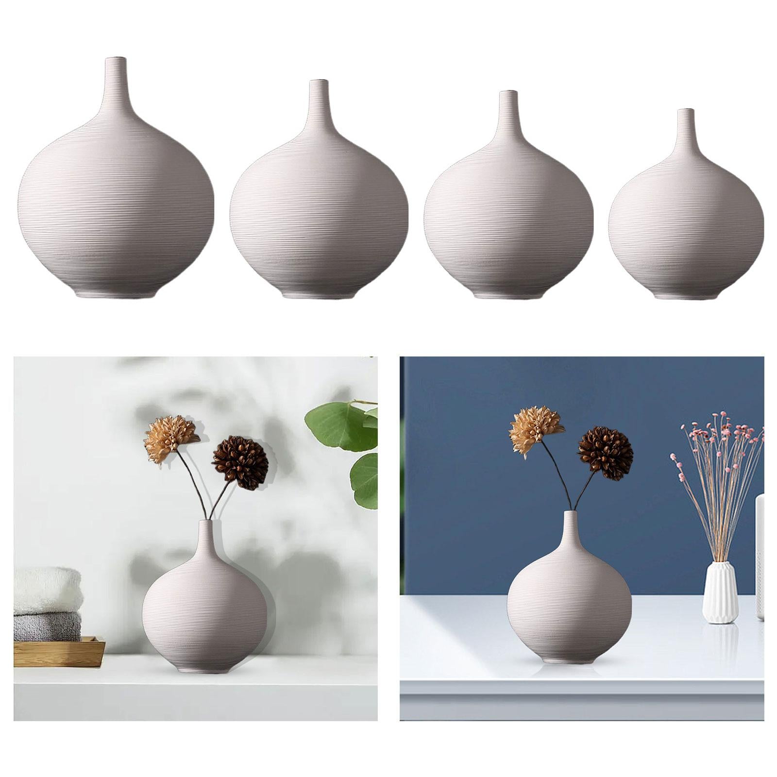 Ceramic Vase Modern Flower Container Holder for Living Room Table 24cmx19.5cm