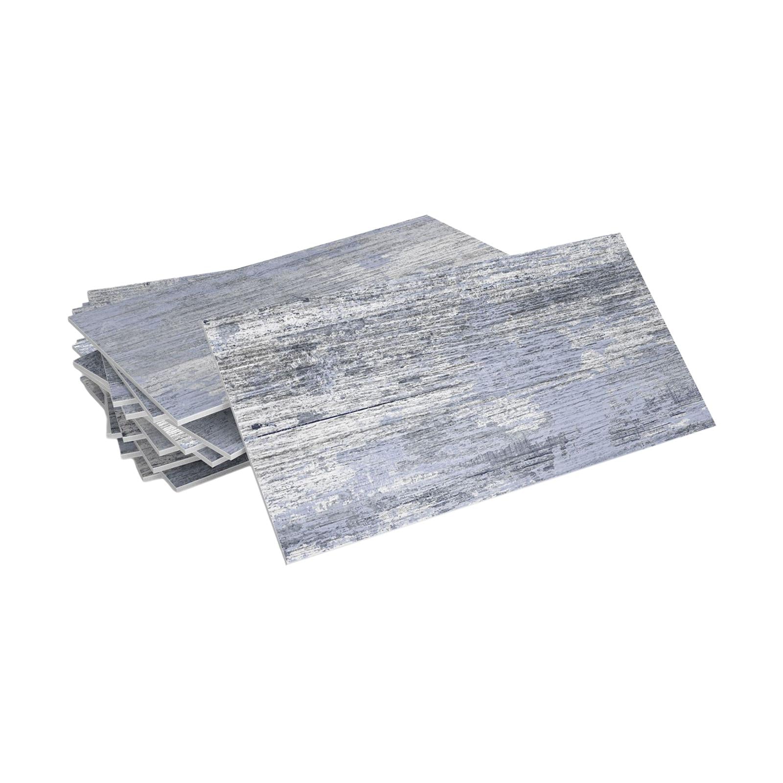 16Pcs Foam Wallpaper Peel and Sticker Wall Panels for Bathroom Kitchen Bedroom blue b grain