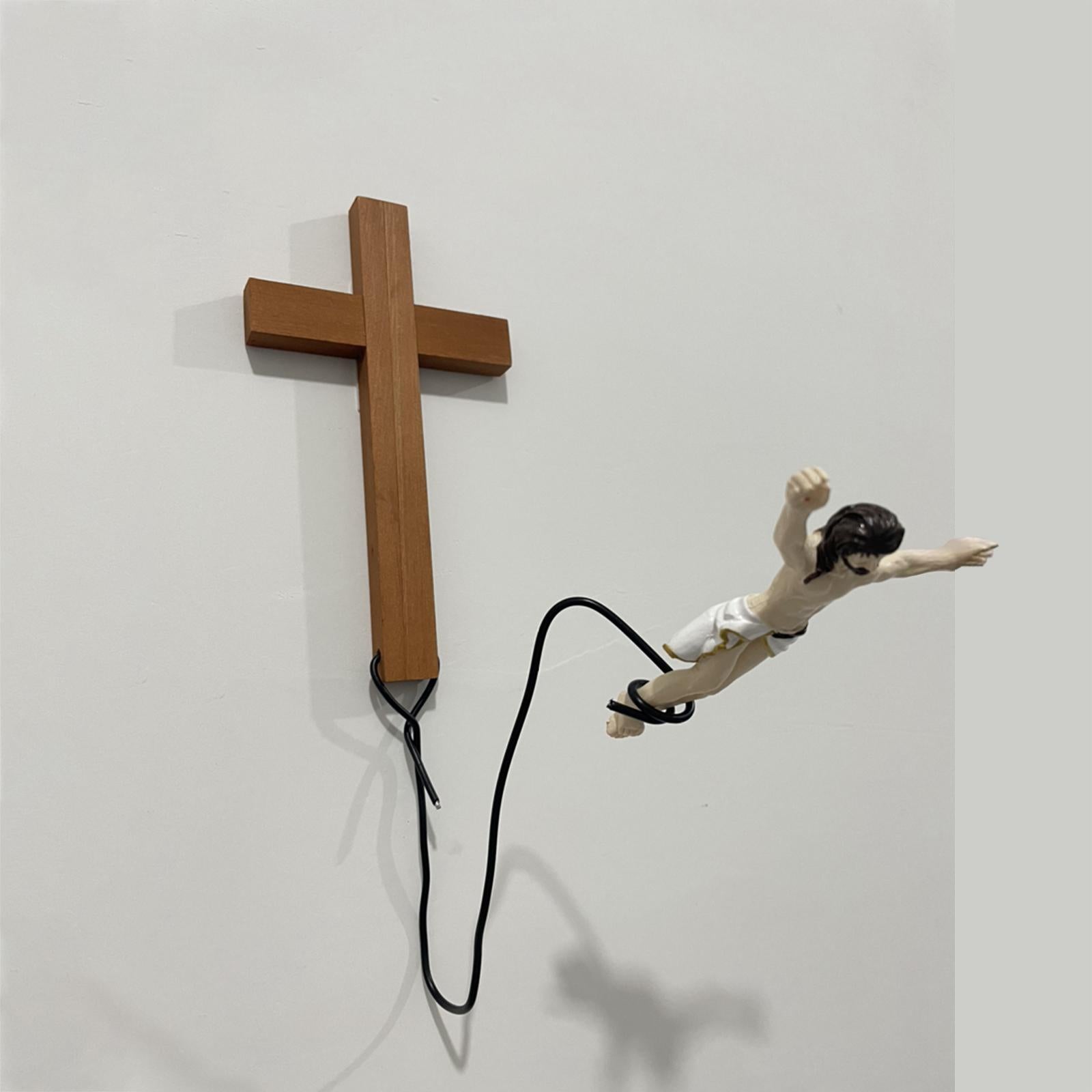 Crucifix Wall Cross Religious Statue for Thanksgiving above Door Living Room
