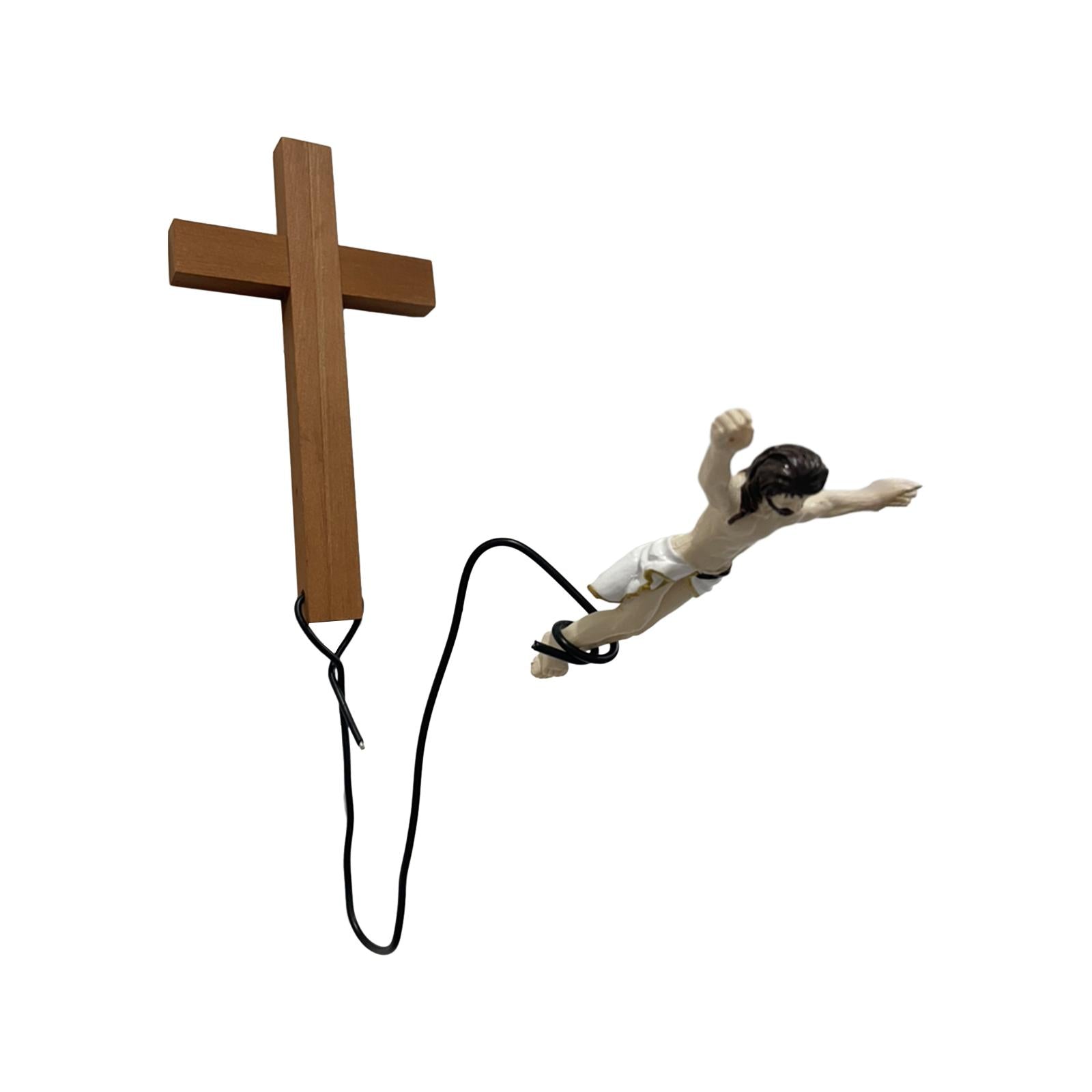 Crucifix Wall Cross Religious Statue for Thanksgiving above Door Living Room