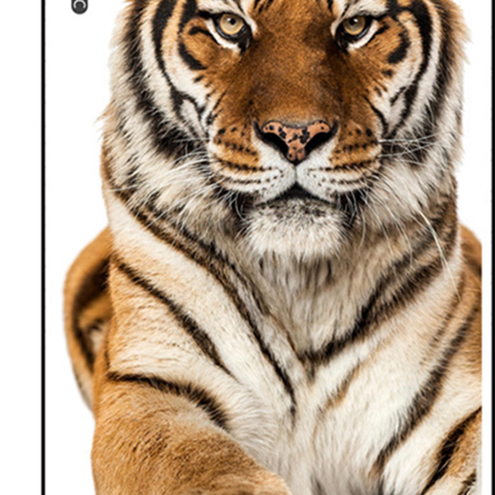 Tiger Wall Decor Durable DIY Art Wall Decor Mural for Party Room Living Room