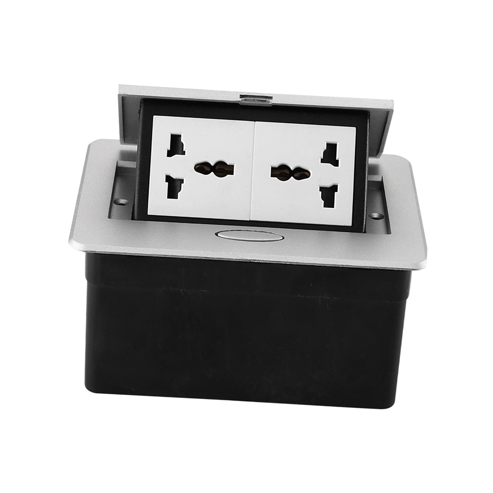 Power Strip Plug Base Recessed Desktop Plug Base for Conference Desk Kitchen