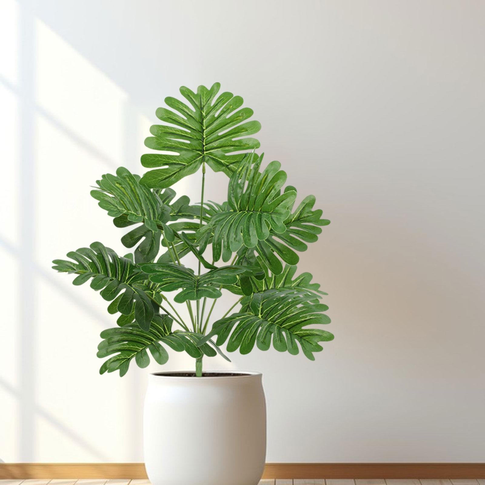 Faux Plants Realistic Green Garden Decoration for Living Room Kitchen Indoor Style C