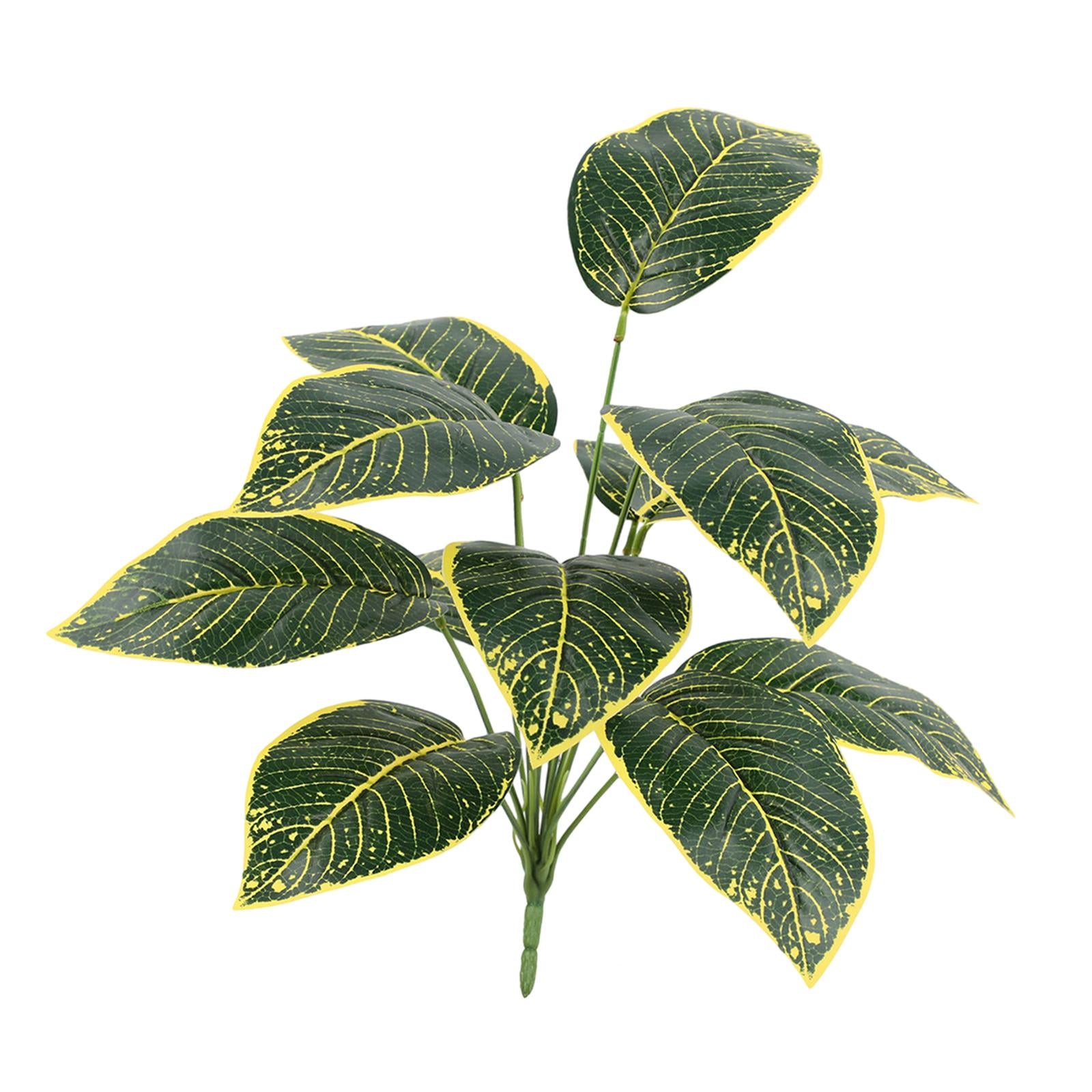 Faux Plants Realistic Green Garden Decoration for Living Room Kitchen Indoor Style D