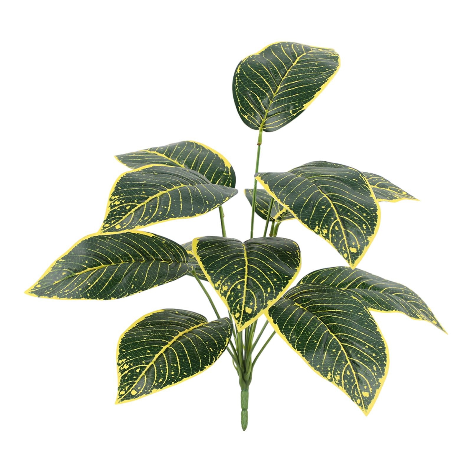 Faux Plants Realistic Green Garden Decoration for Living Room Kitchen Indoor Style D