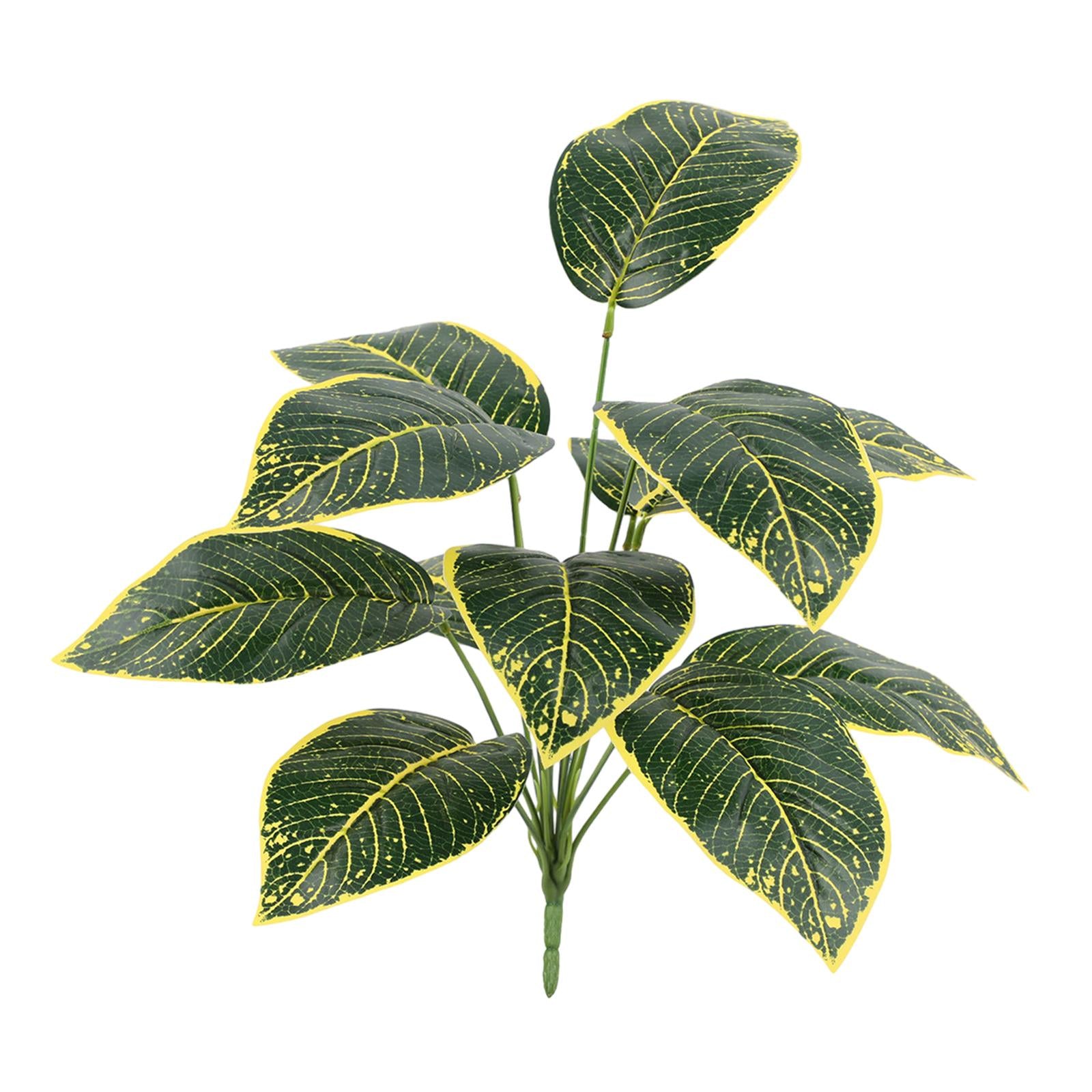 Faux Plants Realistic Green Garden Decoration for Living Room Kitchen Indoor Style D
