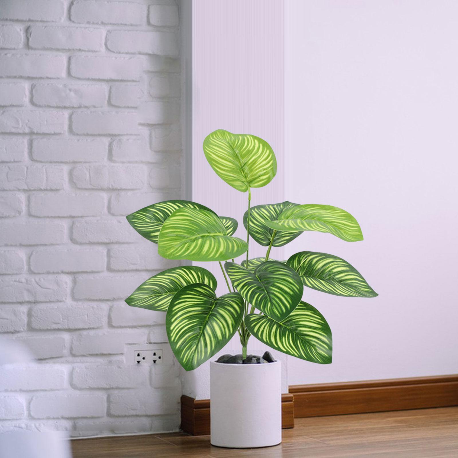 Faux Plants Realistic Green Garden Decoration for Living Room Kitchen Indoor Style F