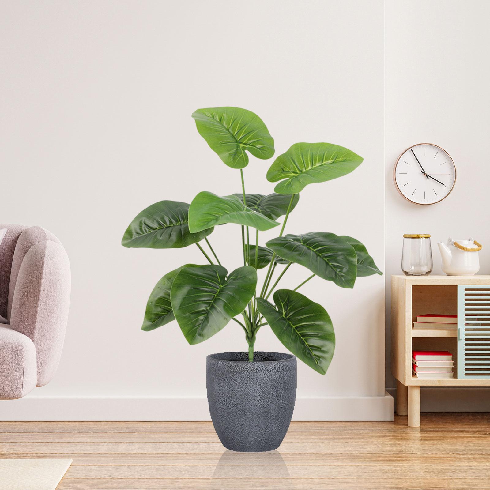 Faux Plants Realistic Green Garden Decoration for Living Room Kitchen Indoor Style K