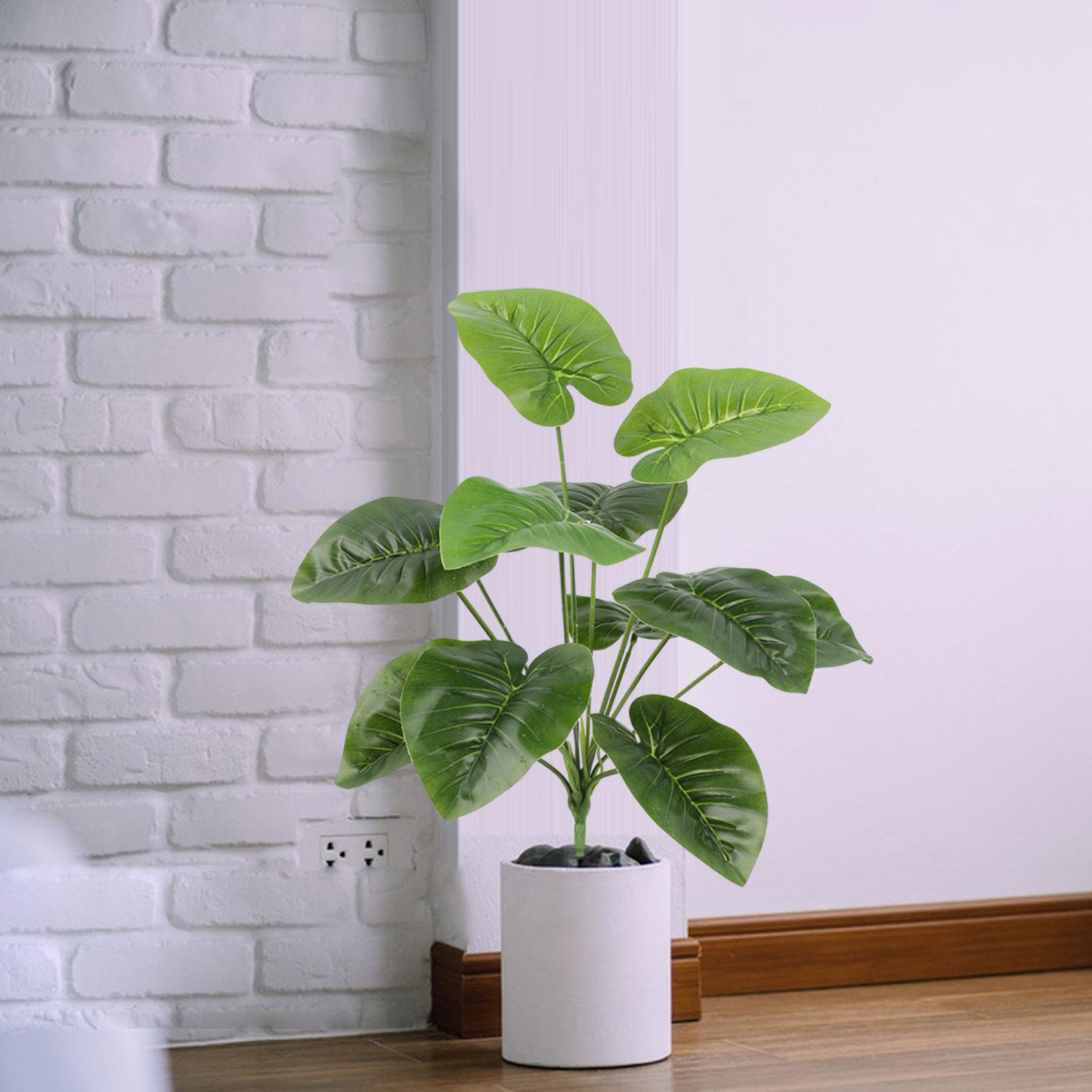 Faux Plants Realistic Green Garden Decoration for Living Room Kitchen Indoor Style K