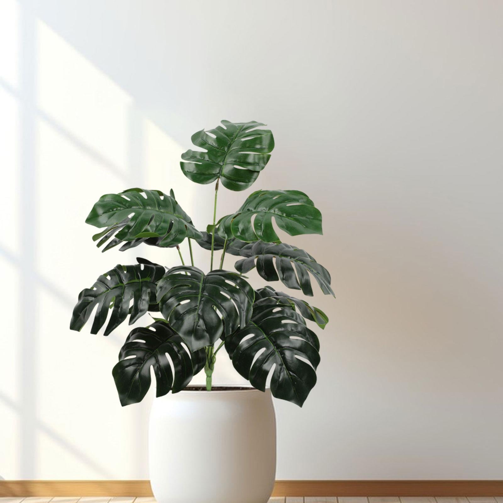 Faux Plants Realistic Green Garden Decoration for Living Room Kitchen Indoor Style L