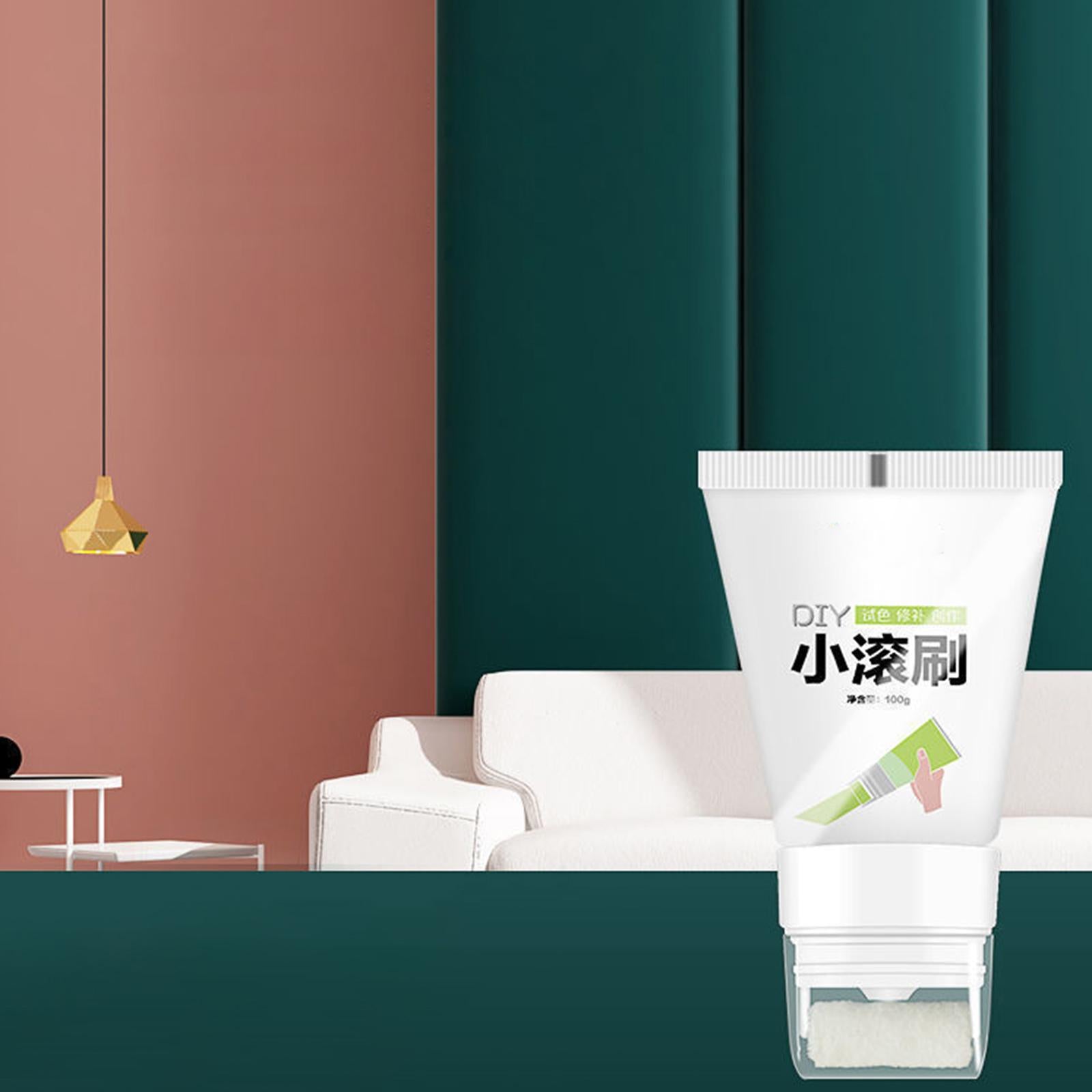 Wall Latex Paint 100G Bathroom Rolling White Drywall Roller Wall Paint Brush