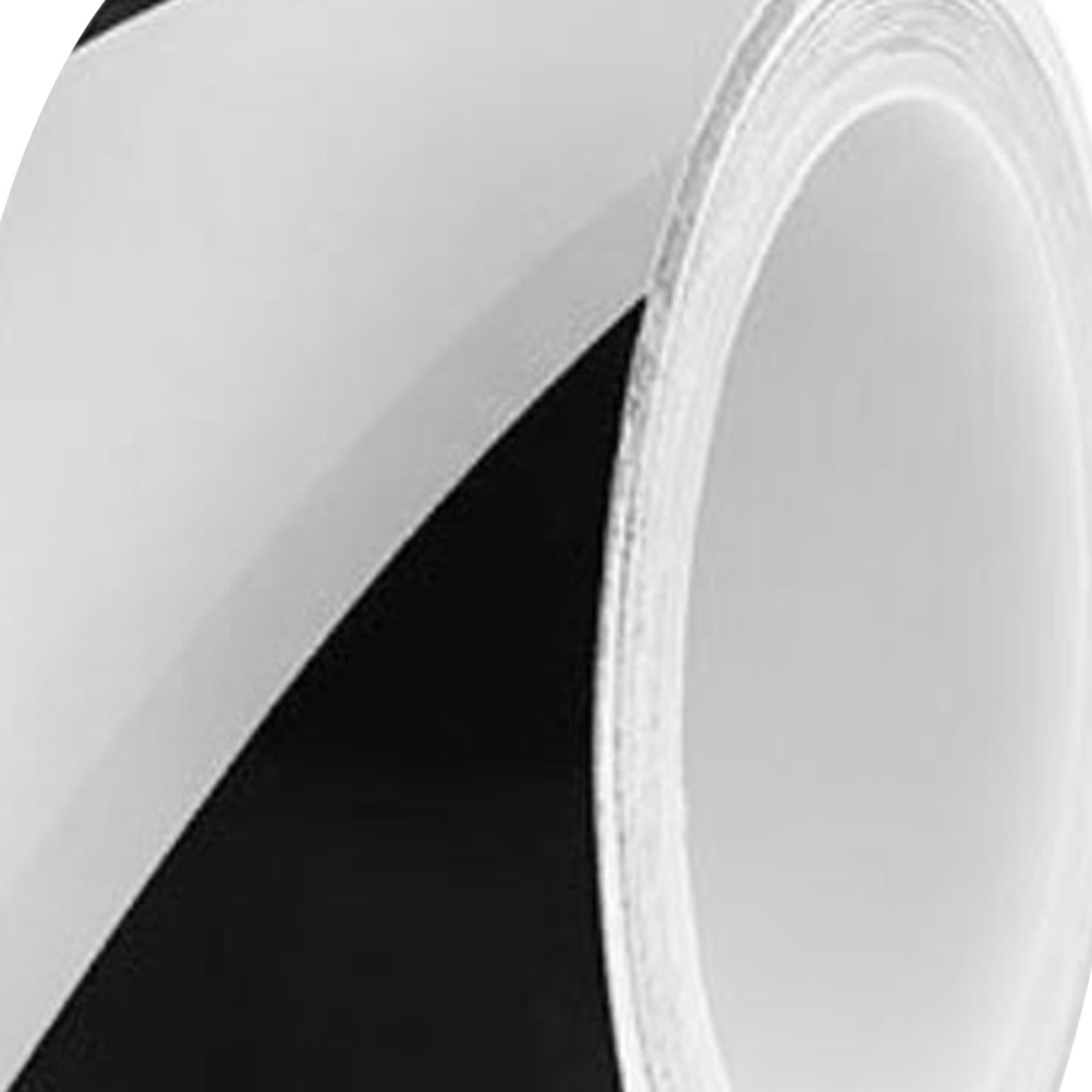 Warning Tape Hazard Warning Safety Stripe Tape for Floors Walls Construction black white 4.5cm