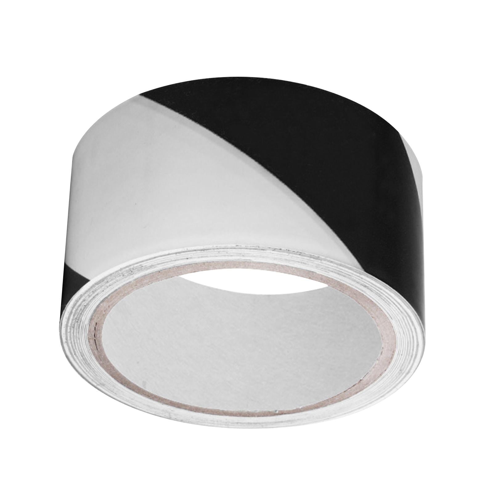 Warning Tape Hazard Warning Safety Stripe Tape for Floors Walls Construction black white 6cm