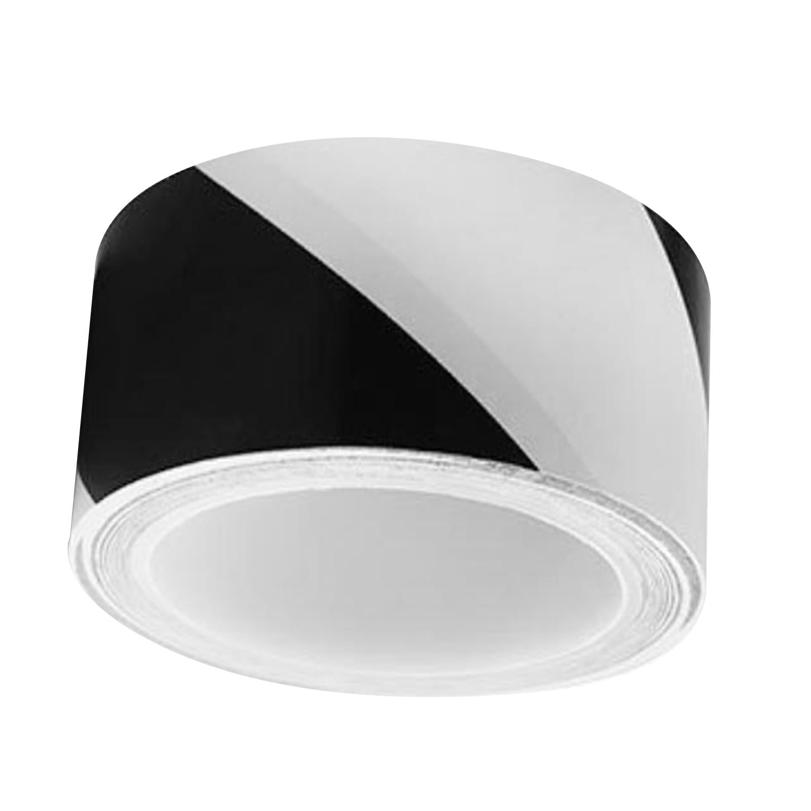 Warning Tape Hazard Warning Safety Stripe Tape for Floors Walls Construction black white 6cm