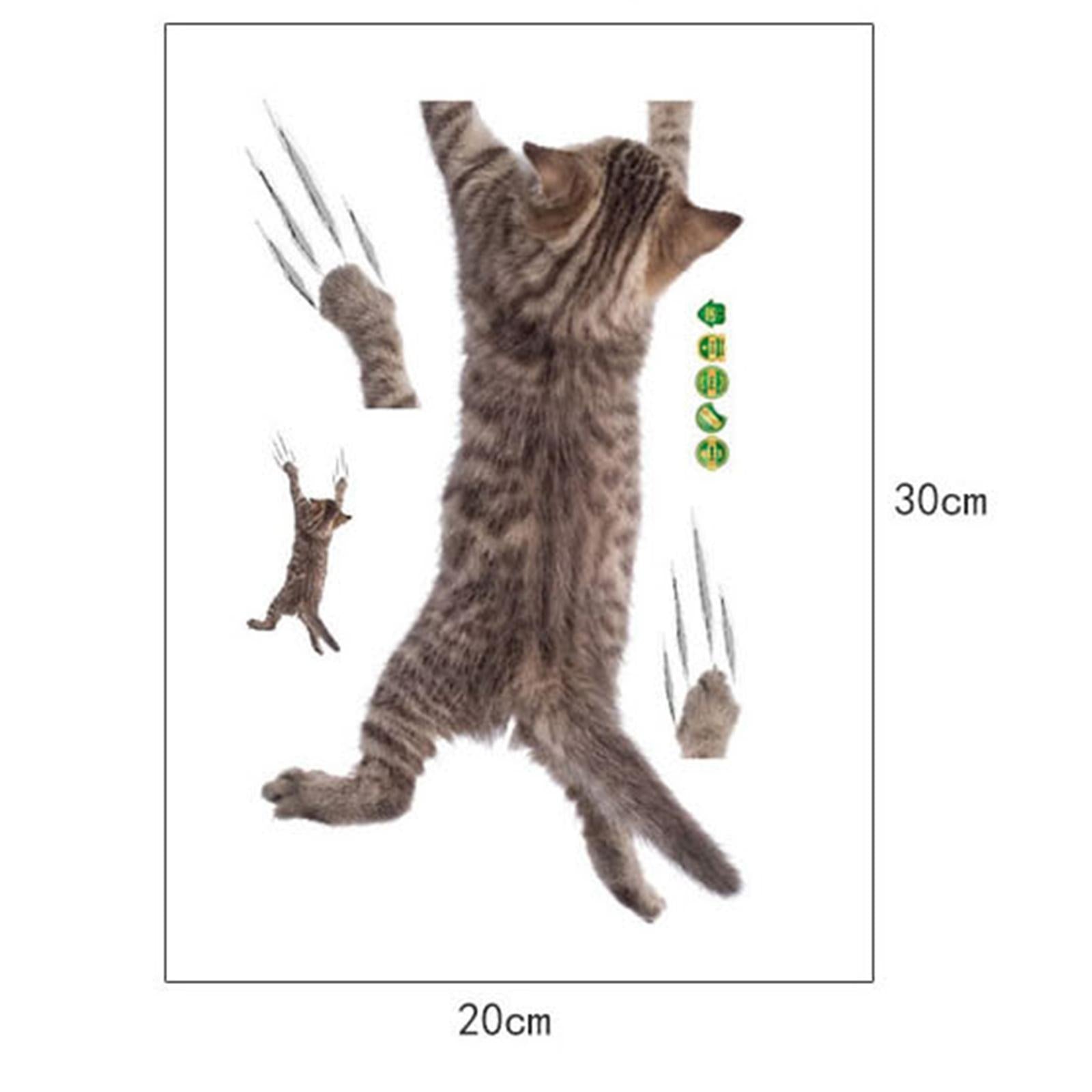 Cartoon Cat Toilet Fun Sticker Toilet Seat Cover Decal for Bathroom Lavatory 21cmx40cm